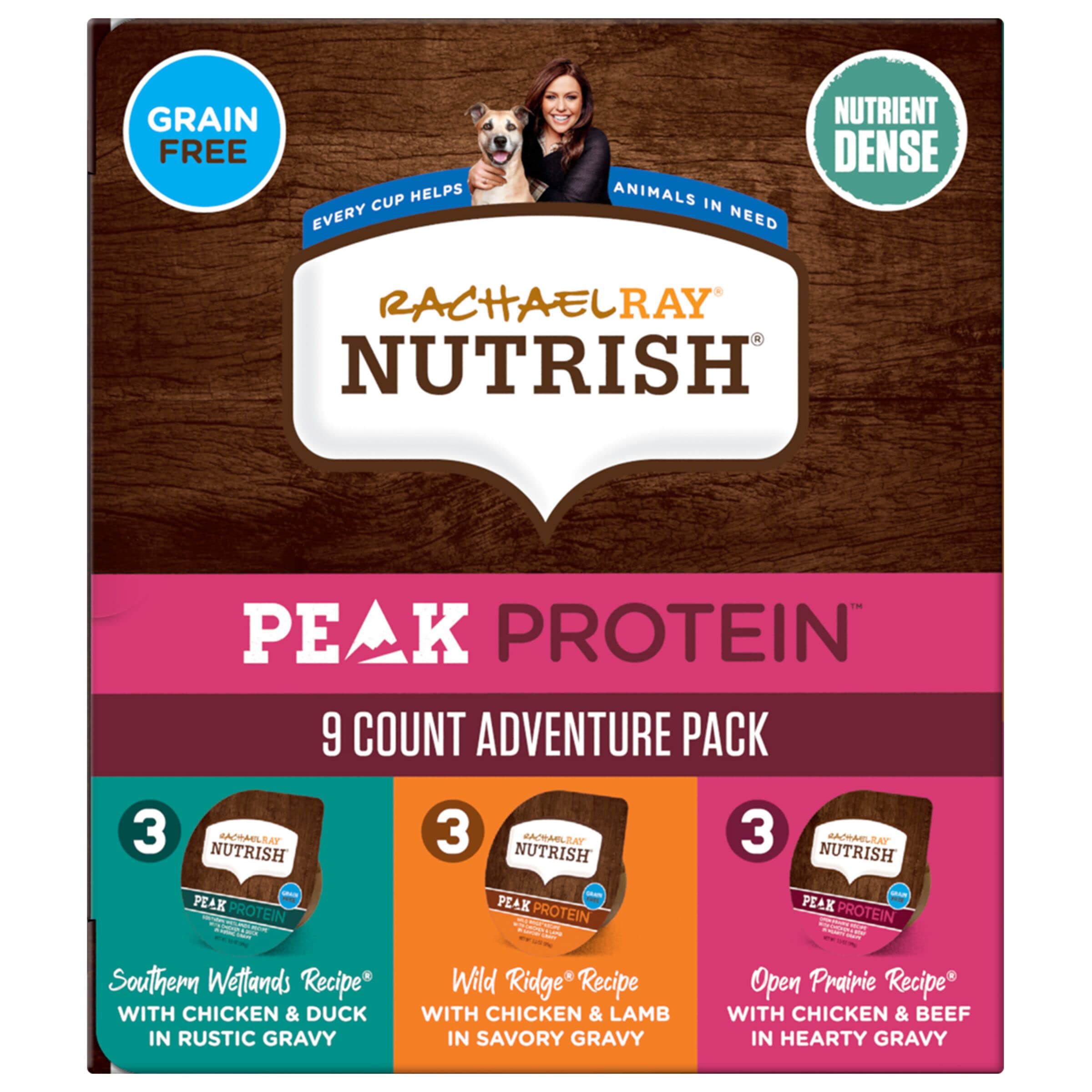 Natures Recipe Chicken, Salmon and Turkey Recipes Variety Pack Wet Dog Food, 12-2.75 oz. Cups, 2 Count
