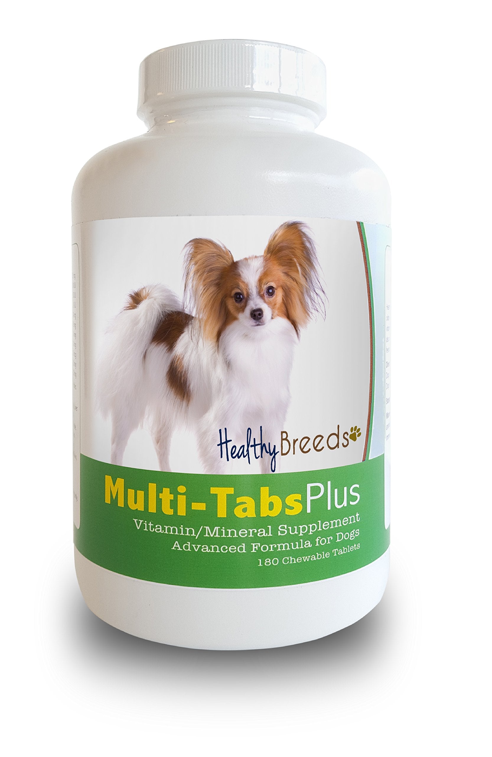 Healthy Breeds Papillon Multi-Tabs Plus Chewable Tablets 180 Count