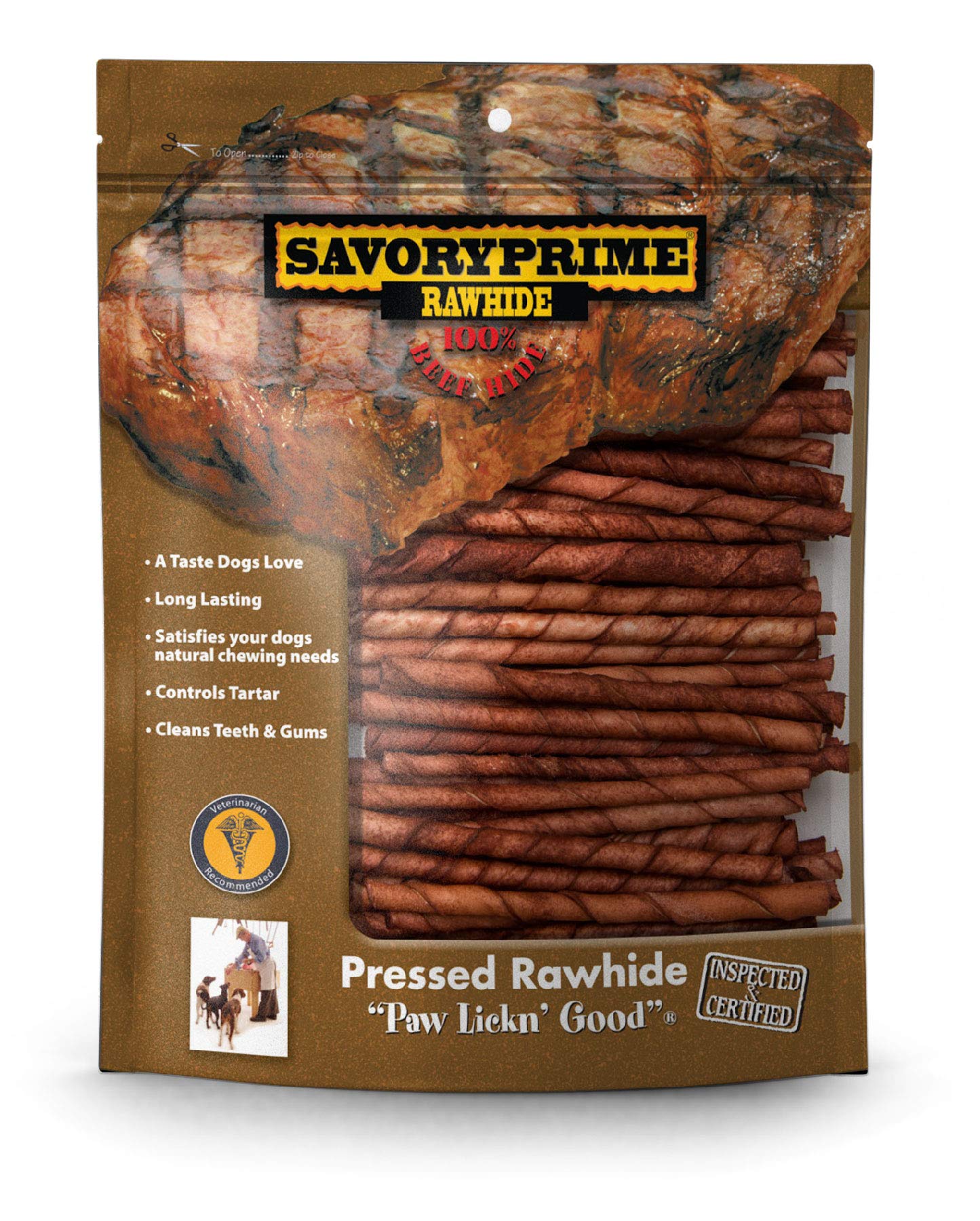 Savory Prime 20-Pack Twist Sticks, Beef