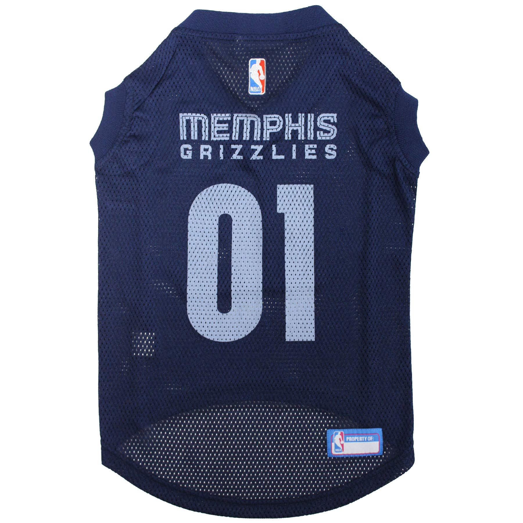 Pets First NBA MEMPHIS GRIZZLIES DOG Jersey, X-Large - Tank Top Basketball Pet Jersey