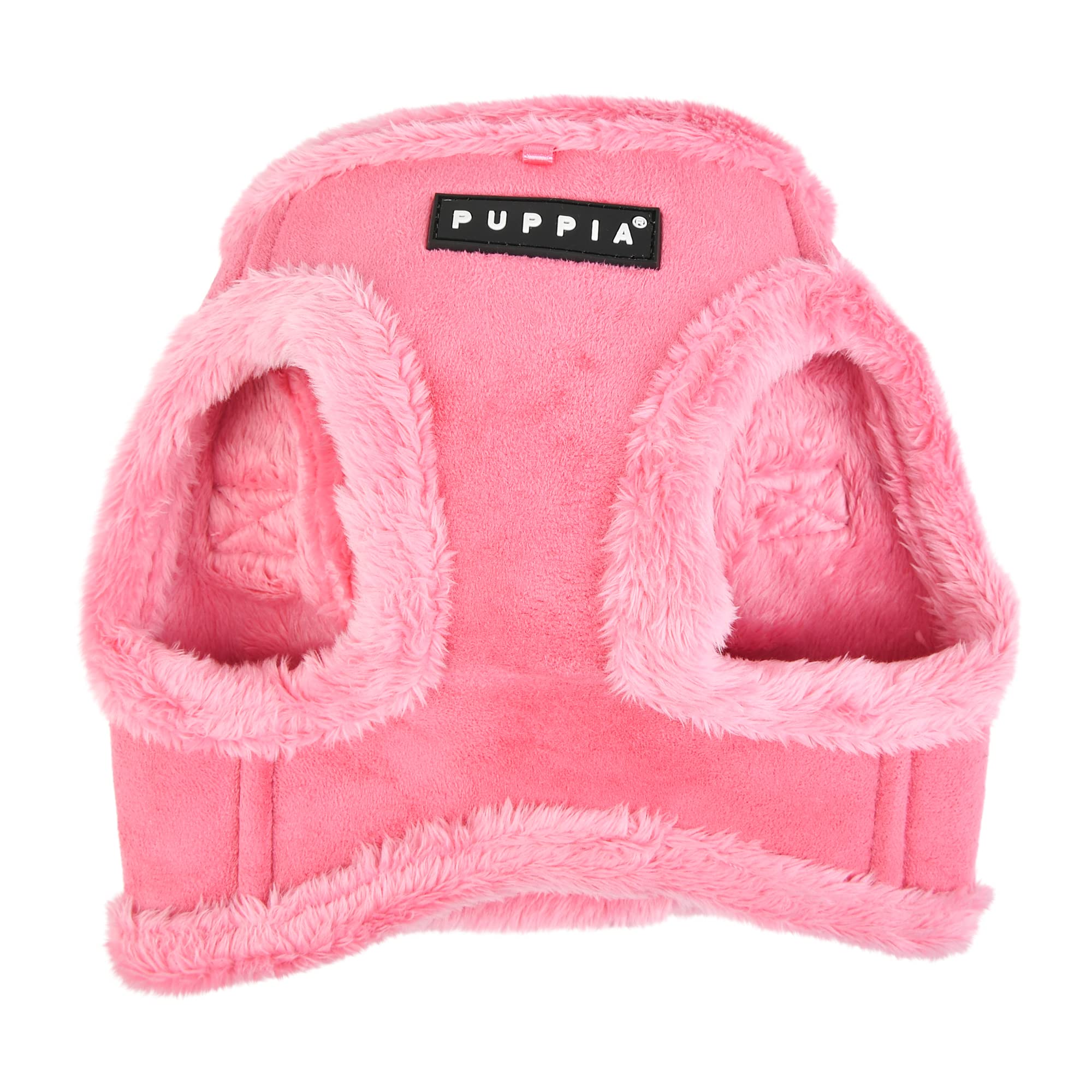 Puppia Terry Vest Dog Harness Step-In Winter Suede Warm No Choke No Pull Training Walking For Small And Medium Dog, Pink, Small