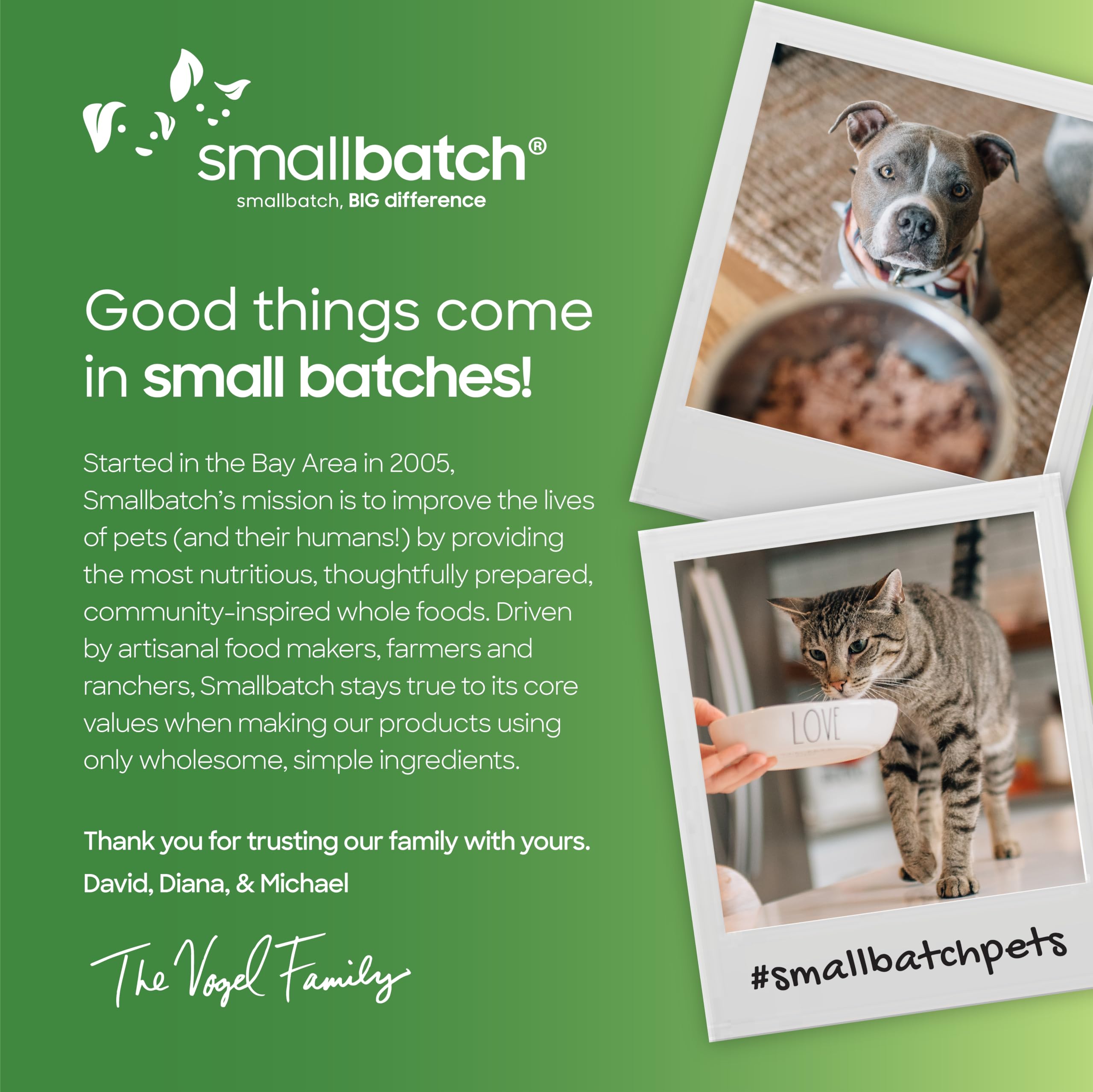 smallbatch Pets Freeze Dried Dog Treats & Cat Treats, 7 oz, Lamb Treat Bites, Probiotics, Organic Vegetables, Fruits, Digestive