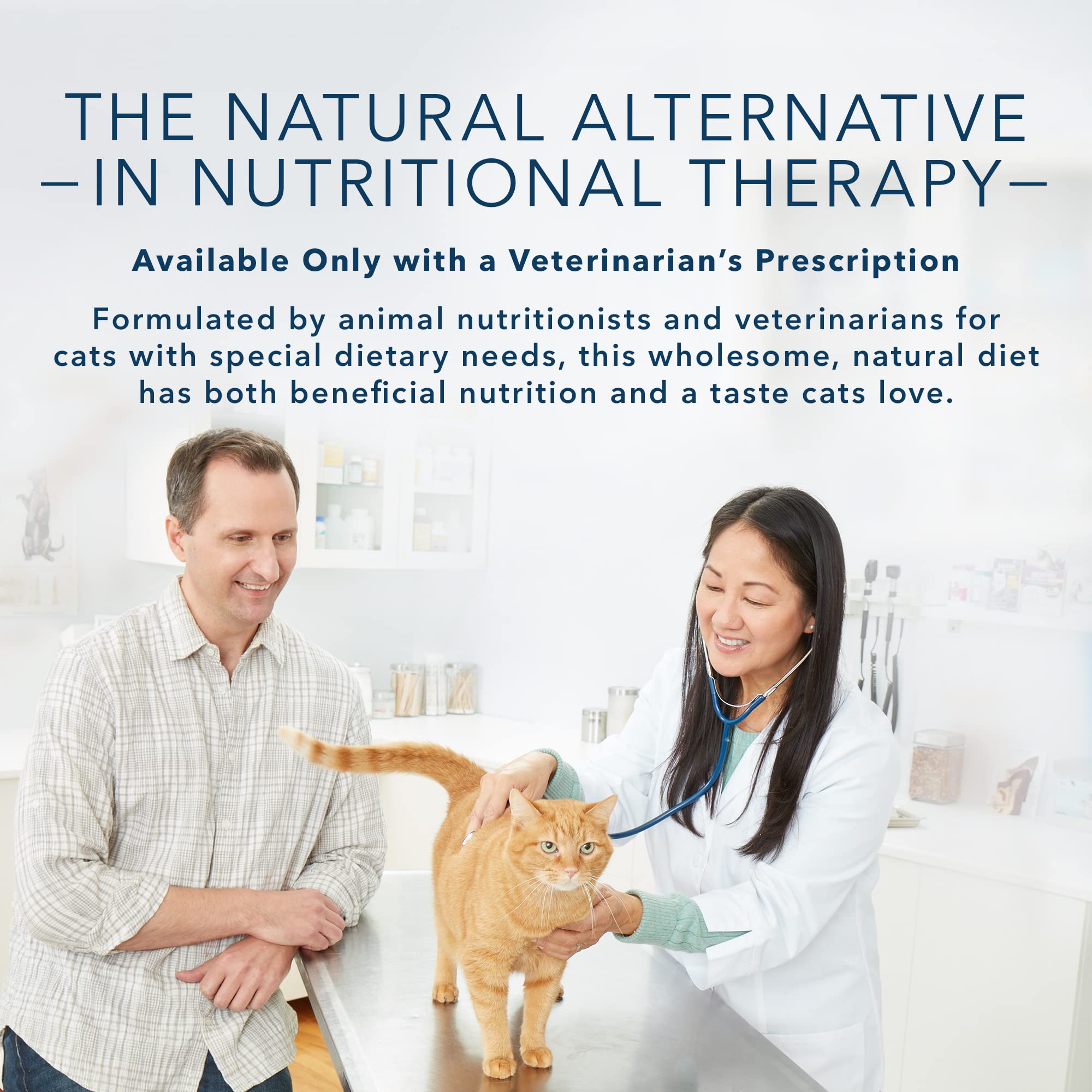 Blue Buffalo Natural Veterinary Diet W+U Weight Management + Urinary Care Dry Cat Food, Veterinarian Prescription Required, Chic