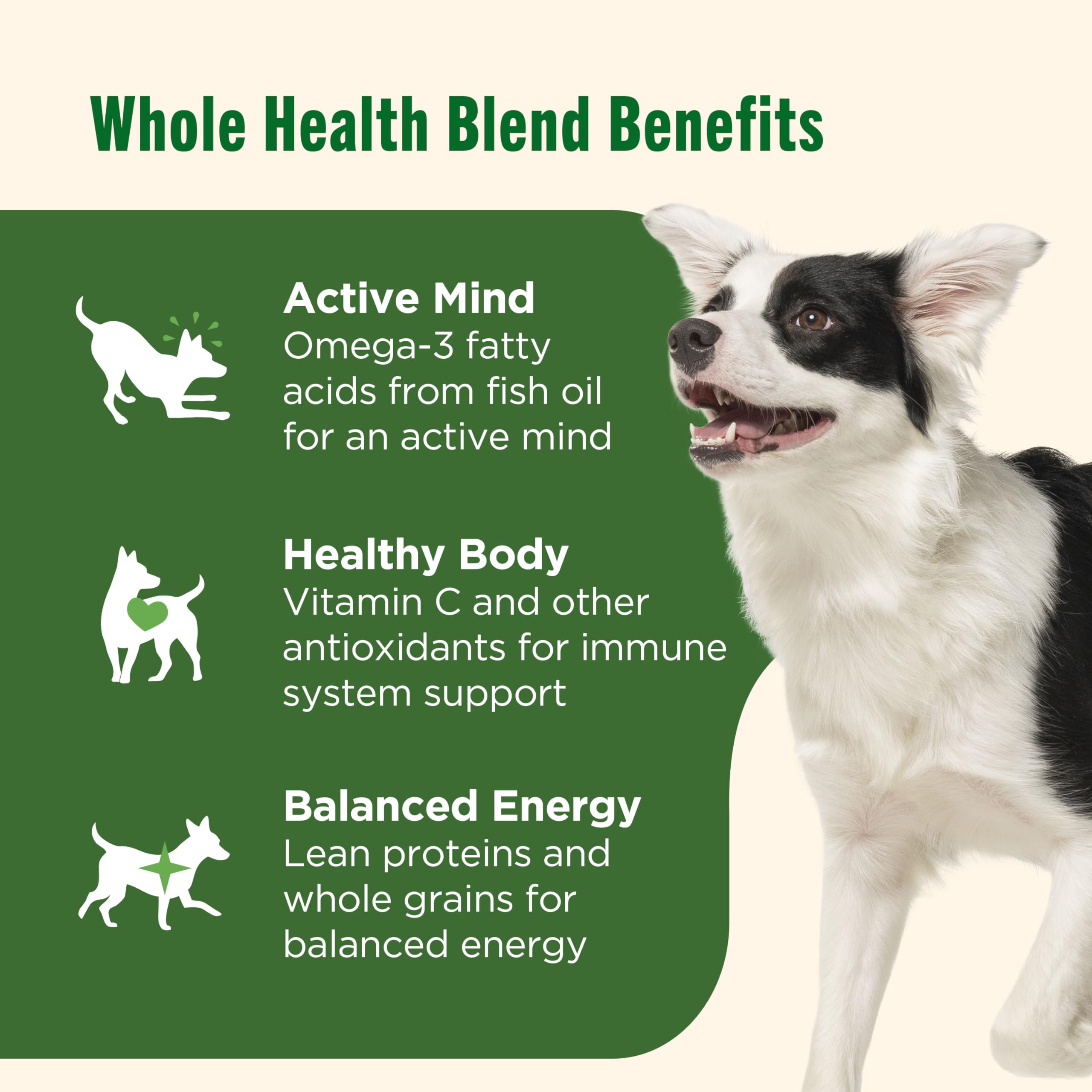 Nutrish Real Chicken & Veggies Recipe Whole Health Blend Dry Dog Food, 40 lb. Bag (Rachael Ray)