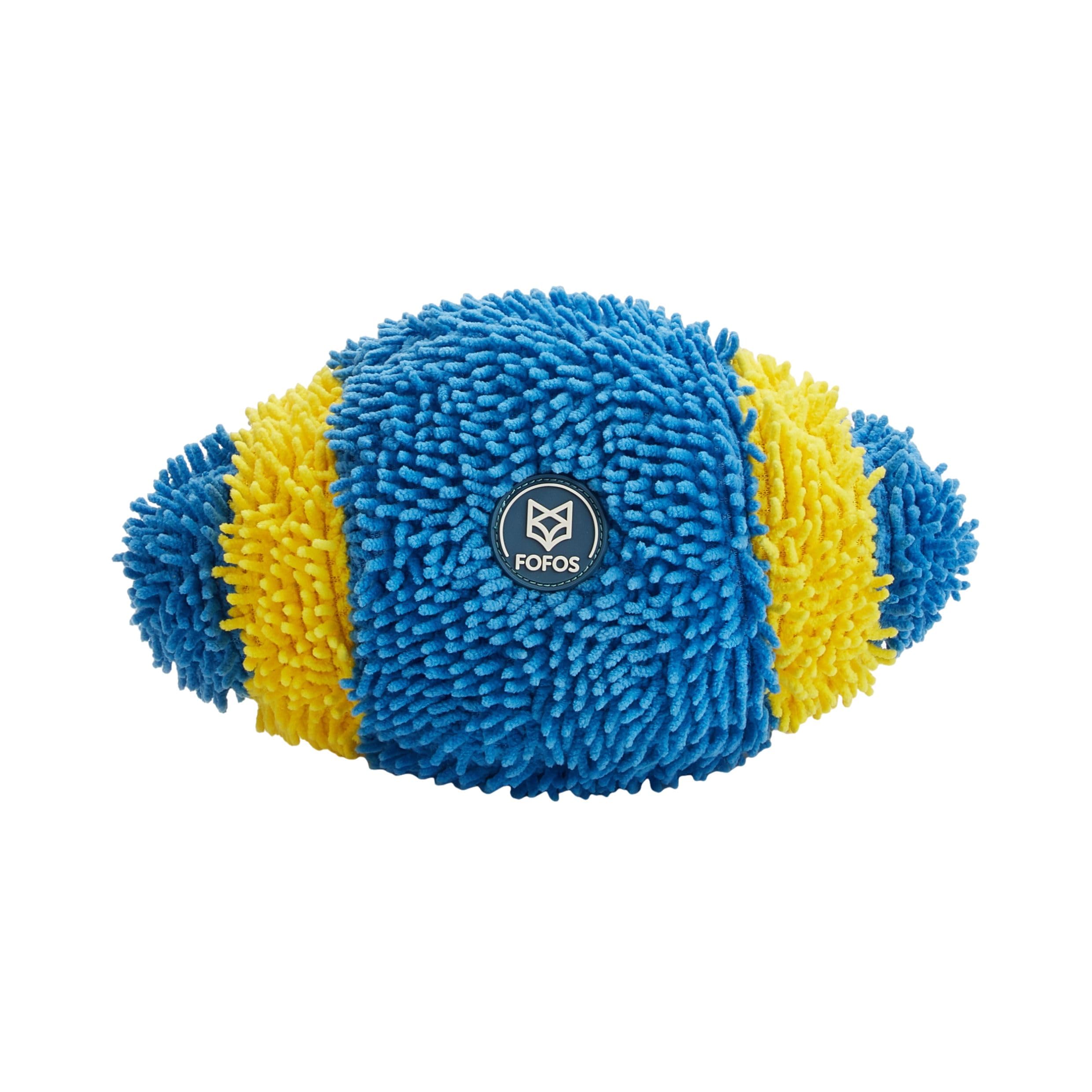 Barkbutler X Fofos Sports Rugby Dog Toy  Squeaky Toys For Dogs, Tough Plush Dog Toys For Medium Dogs (020Kgs)  Blue