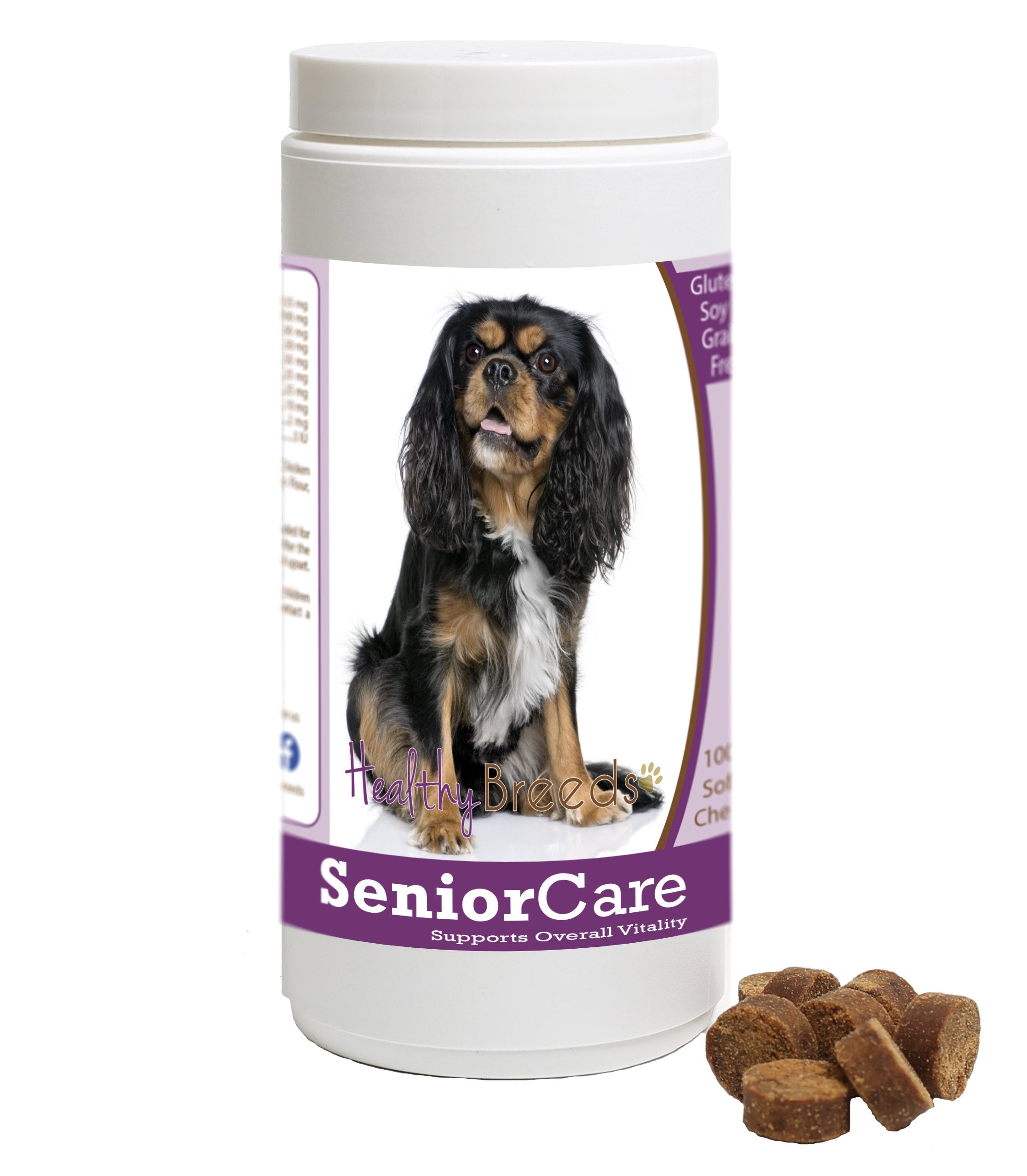 Healthy Breeds Cavalier King Charles Spaniel Senior Dog Care Soft Chews 100 Count