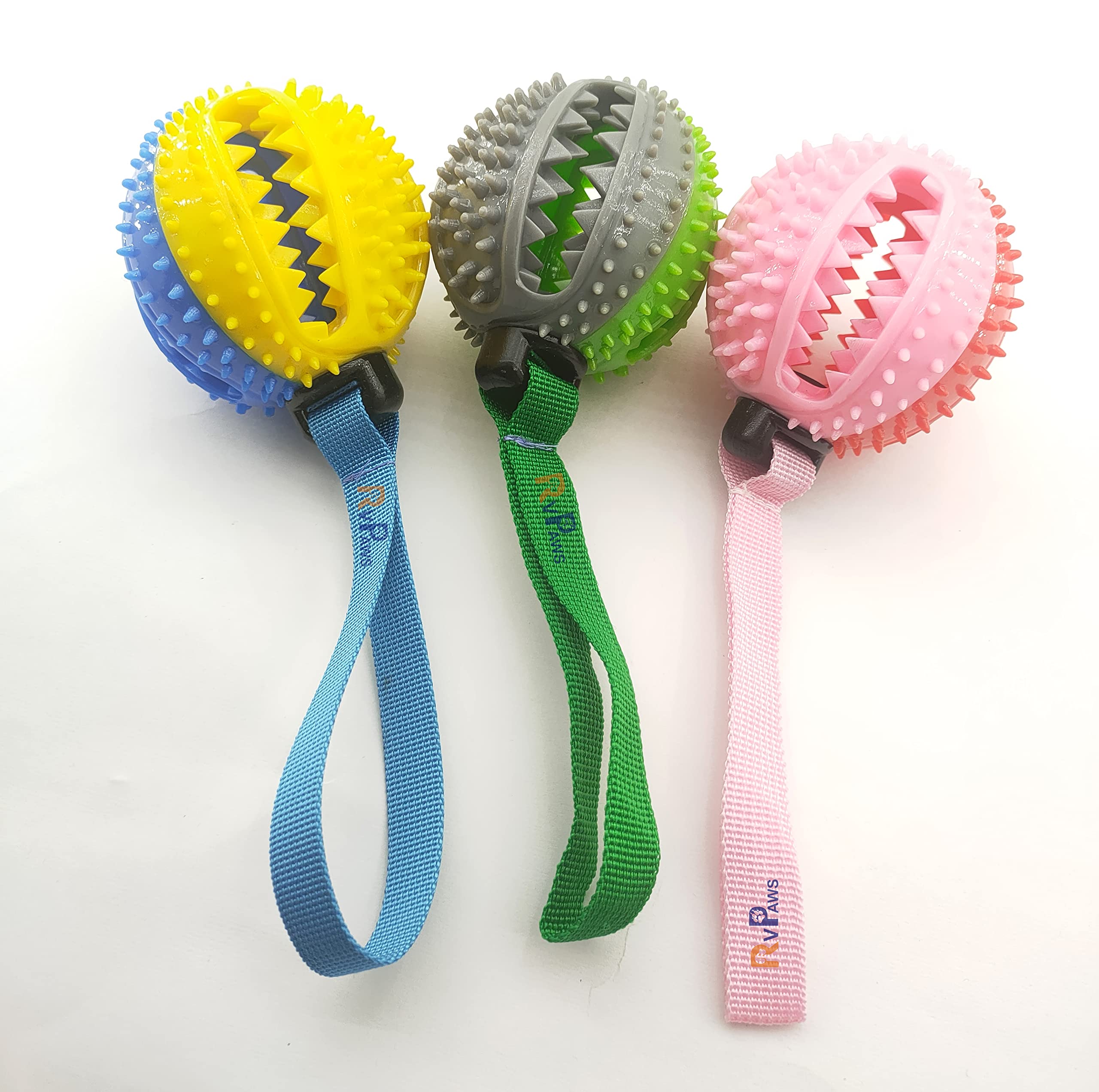 Woofy Pets Food Dispenser NonToxic Ball | Leaking Playing Food Toy | Durable Chew Toy For Cats Dogs  1Pcs
