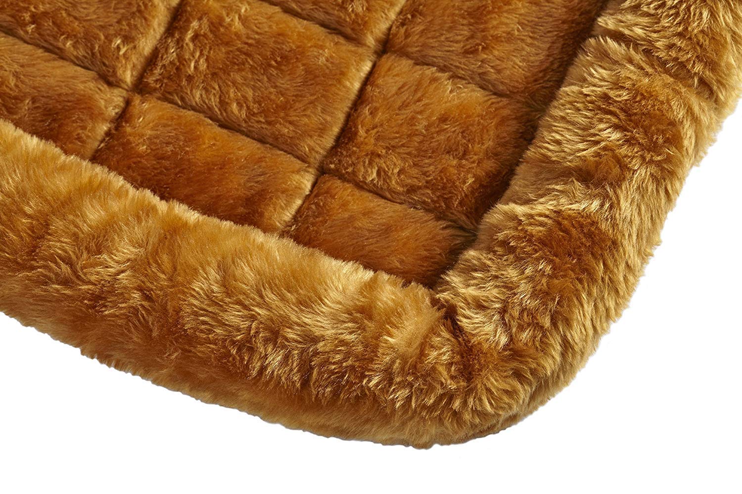 Midwest Homes For Pets Bolster Pet Bed For Dogs & Cats 54L-Inch Cinnamon Dog Bed Or Cat Bed W/ Comfortable Bolster | Ideal For Giant Dog Breeds (Great Dane / Mastiff) & Fits A 54-Inch Dog Crate