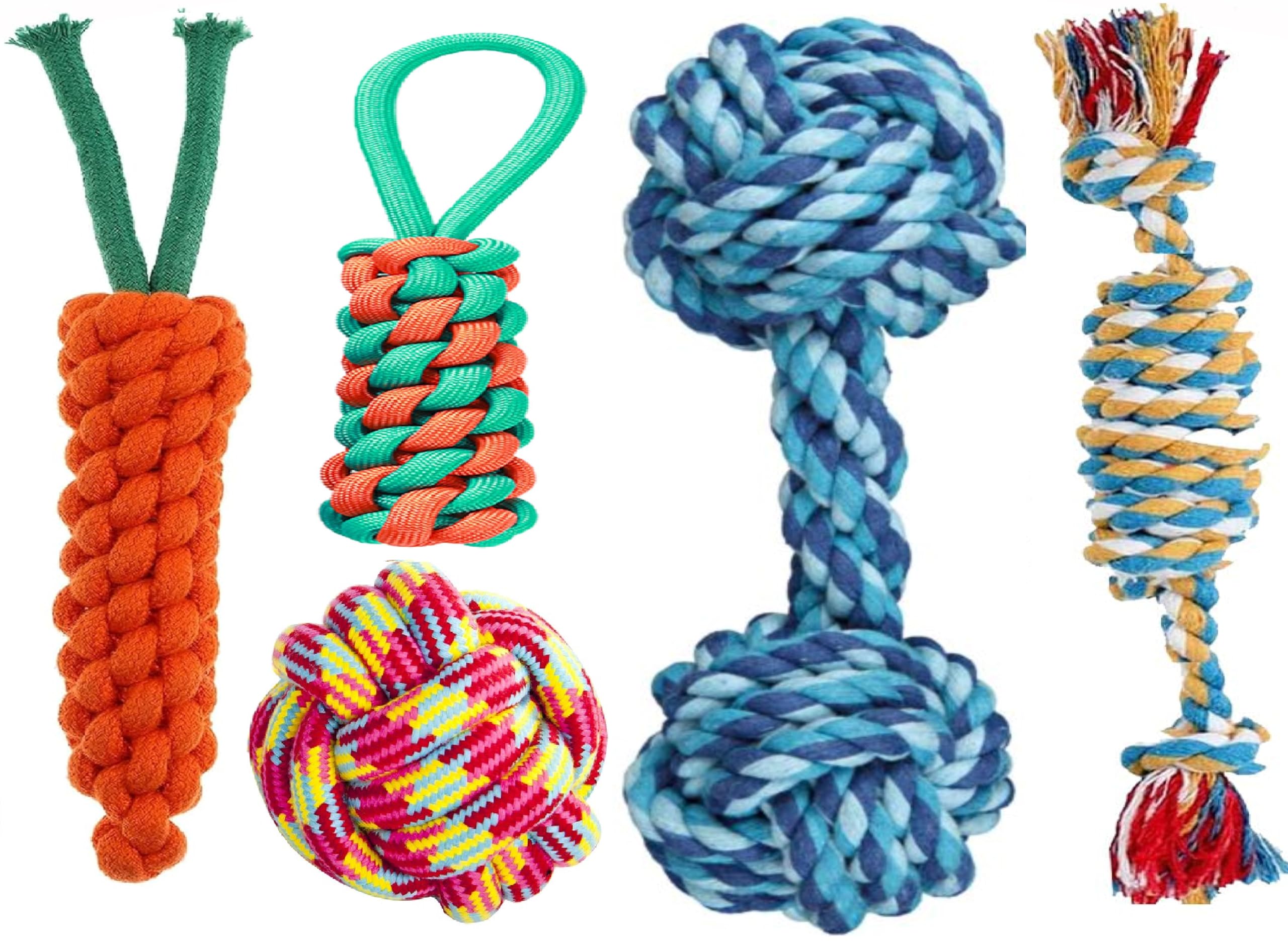 Agirav 1 Tail Dog Toys + Dog Chew Toys + Puppy Teething Toys + Rope Dog Toy + Dog Toys For Small To Medium Dog Toys + Dog Toy Pa