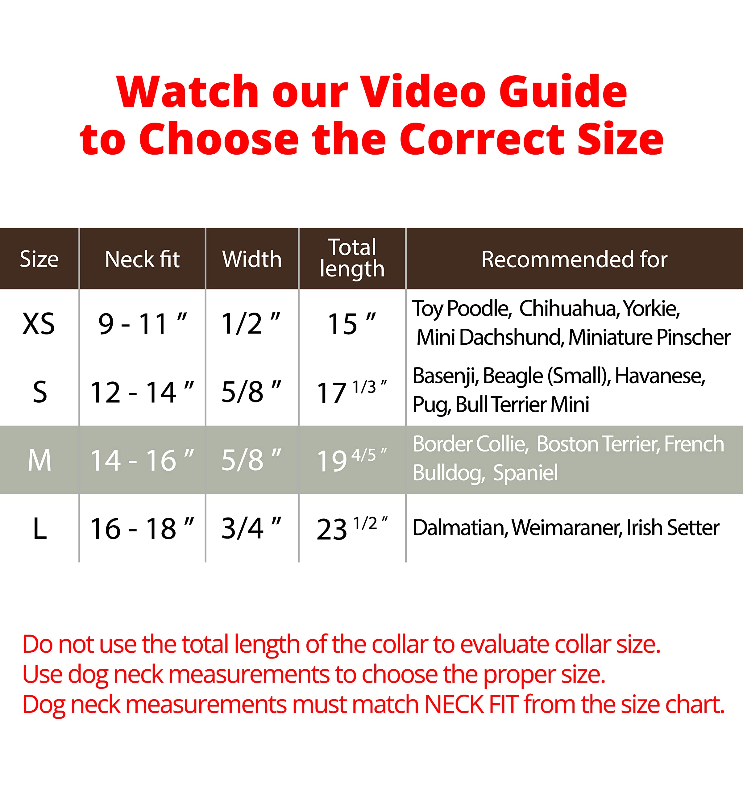 Bronzedog Rolled Leather Dog Collar For Small Medium Large Dogs With Qr Id Tag (M: 14-16 Inch, Chocolate Brown)