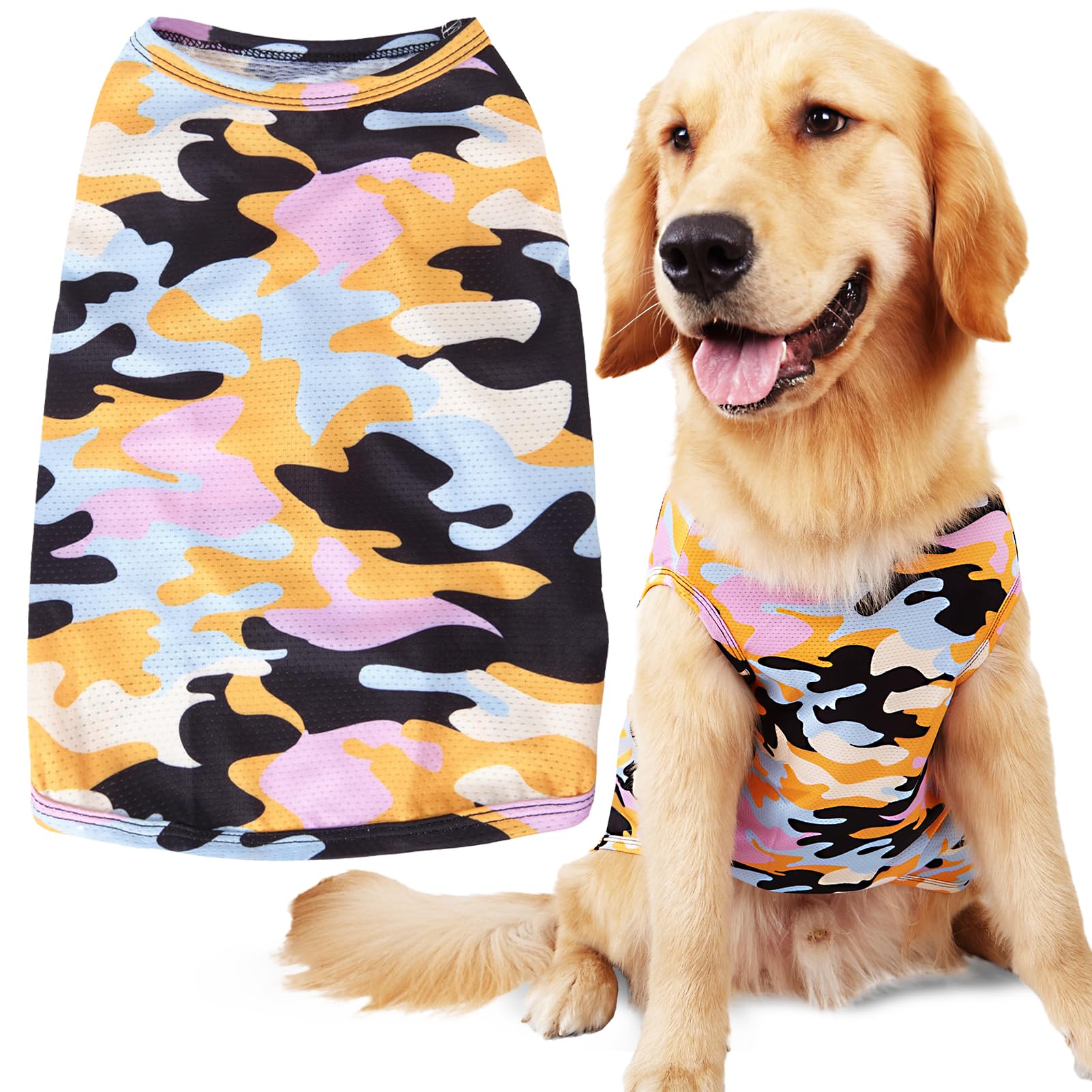 Uadonile Dog Cooling Shirts, Extra Small Dog Shirts, Dog Clothes For Boy Girl Dogs, Dogs Cooling T-Shirts For Yorkie, Chihuahua,
