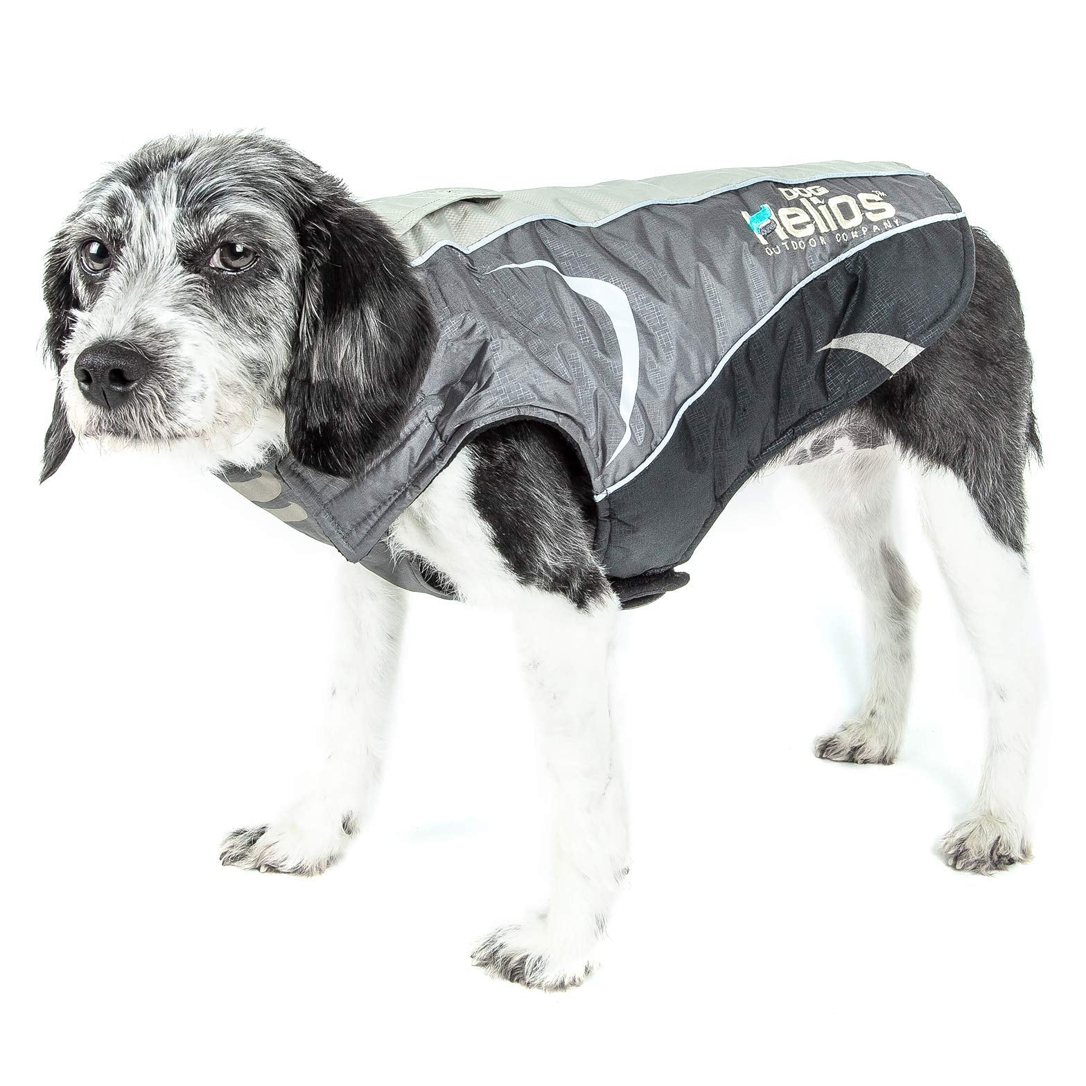 Doghelios Altitudemountaineer Wraphook And Loop Protective Waterproof Pet Dog Coat Jacket W/ Blackshark Technology, Large, B