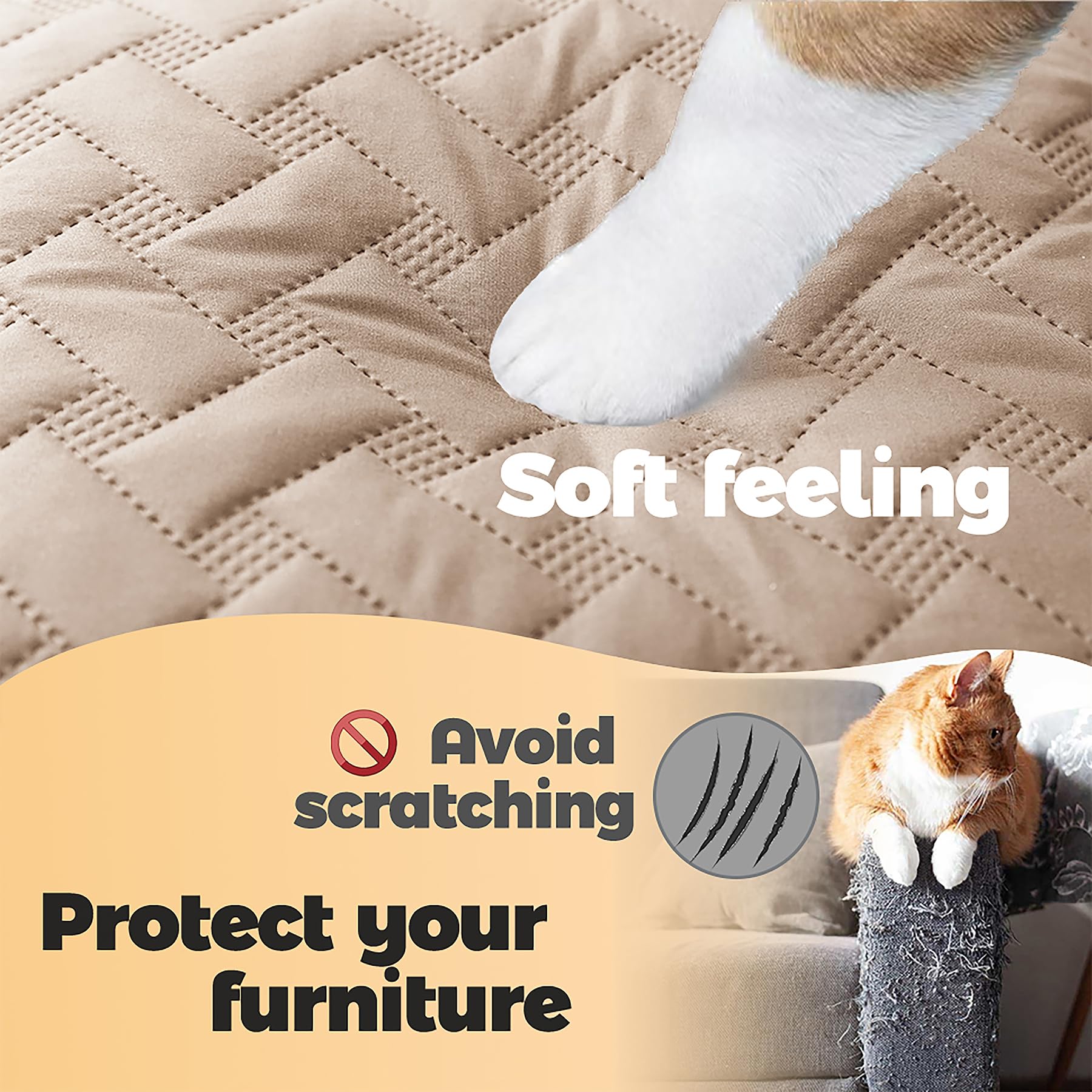 gogobunny 100% Double Sided Waterproof Dog Blanket Soft Bed Pet Cover Reversible Protect Furniture Couch Sofa Car for Puppy Cat