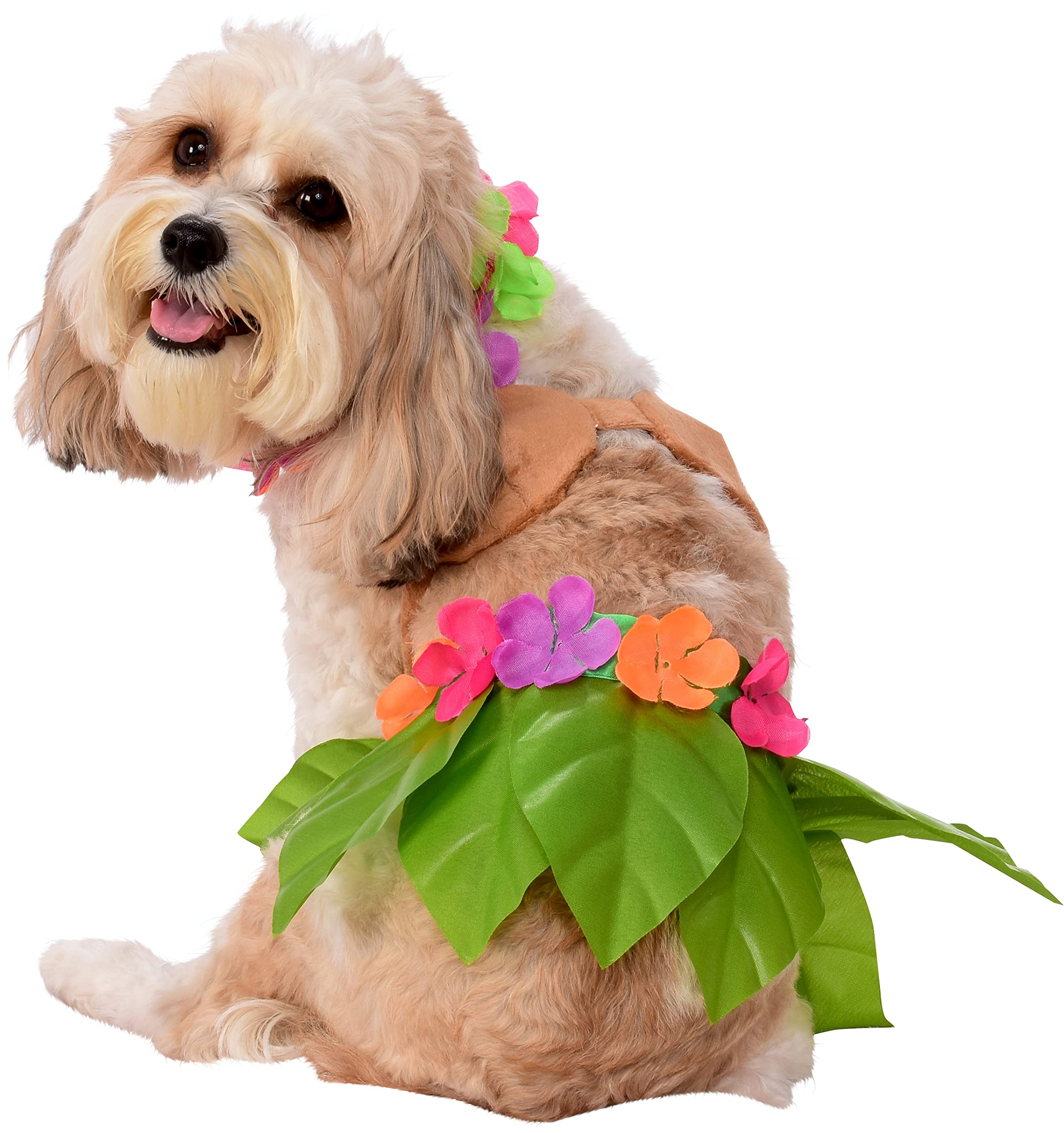 Rubie'S Hula Girl Pet Costume, Medium, Multicolor