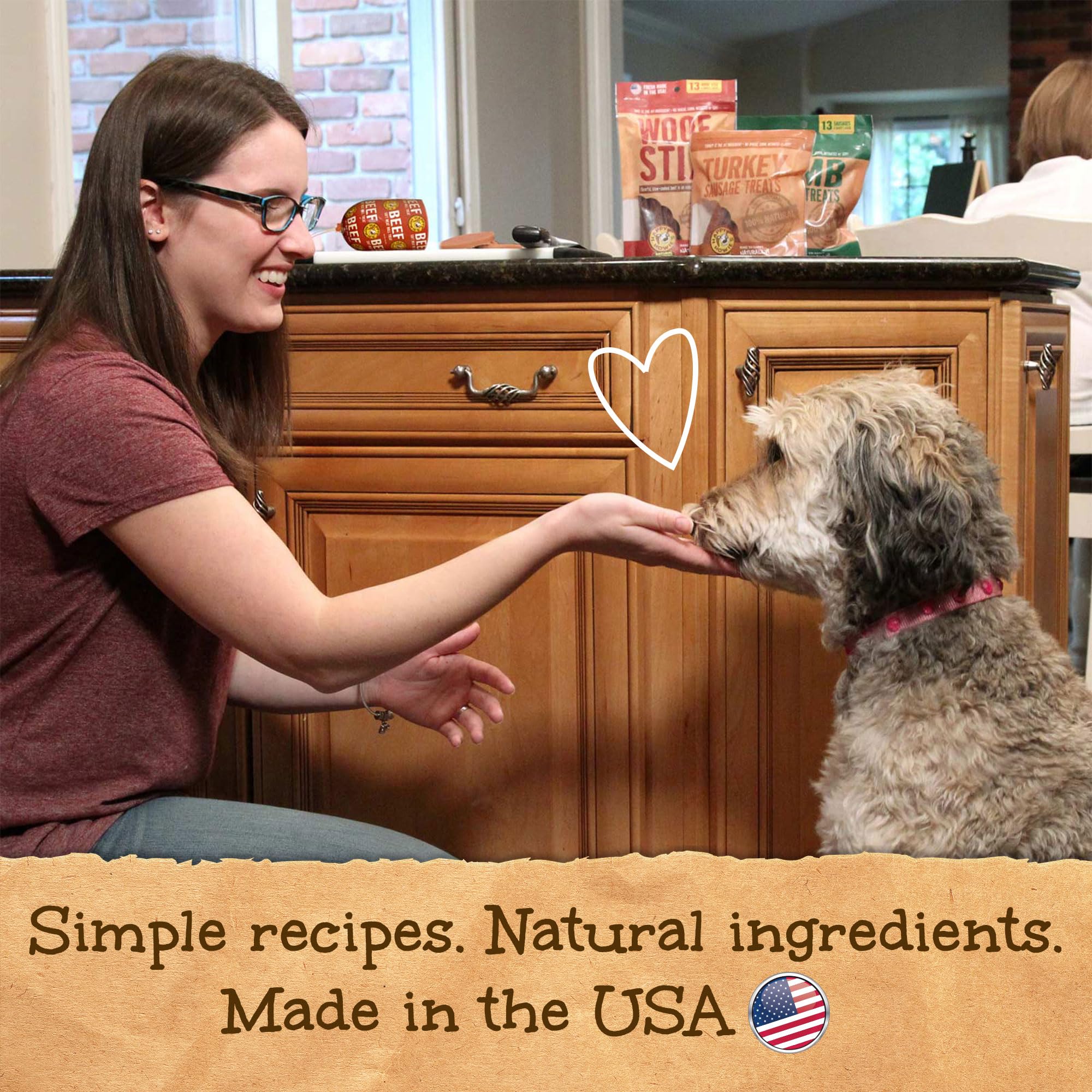 Happy Howies Soft Meat Roll Treat - Soft Dog Food Beef Rolls, High Protein, Natural Ingredients, for All Dogs, Made in USA - Be