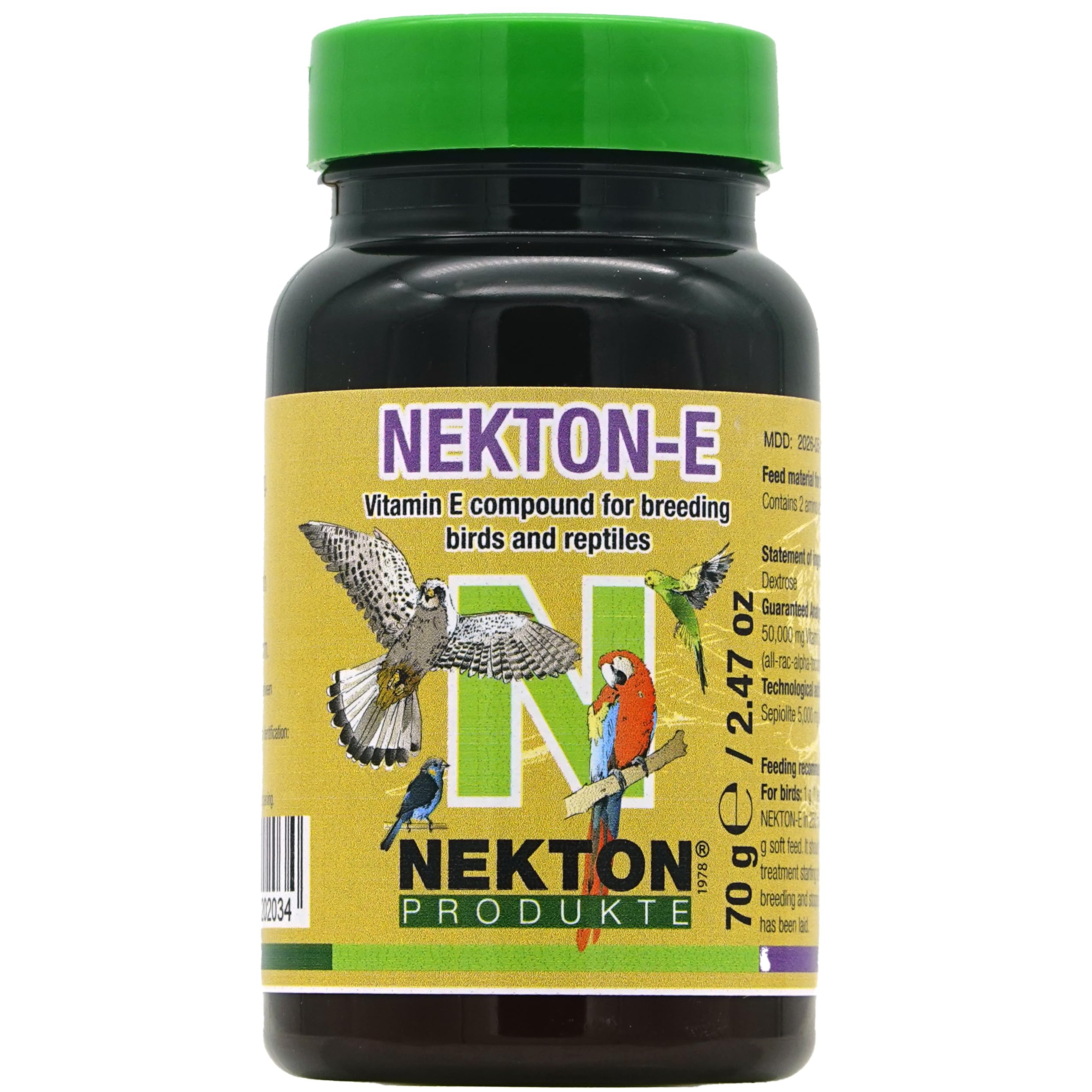 Nekton E Vitamin E Supplement for Birds, 70gm