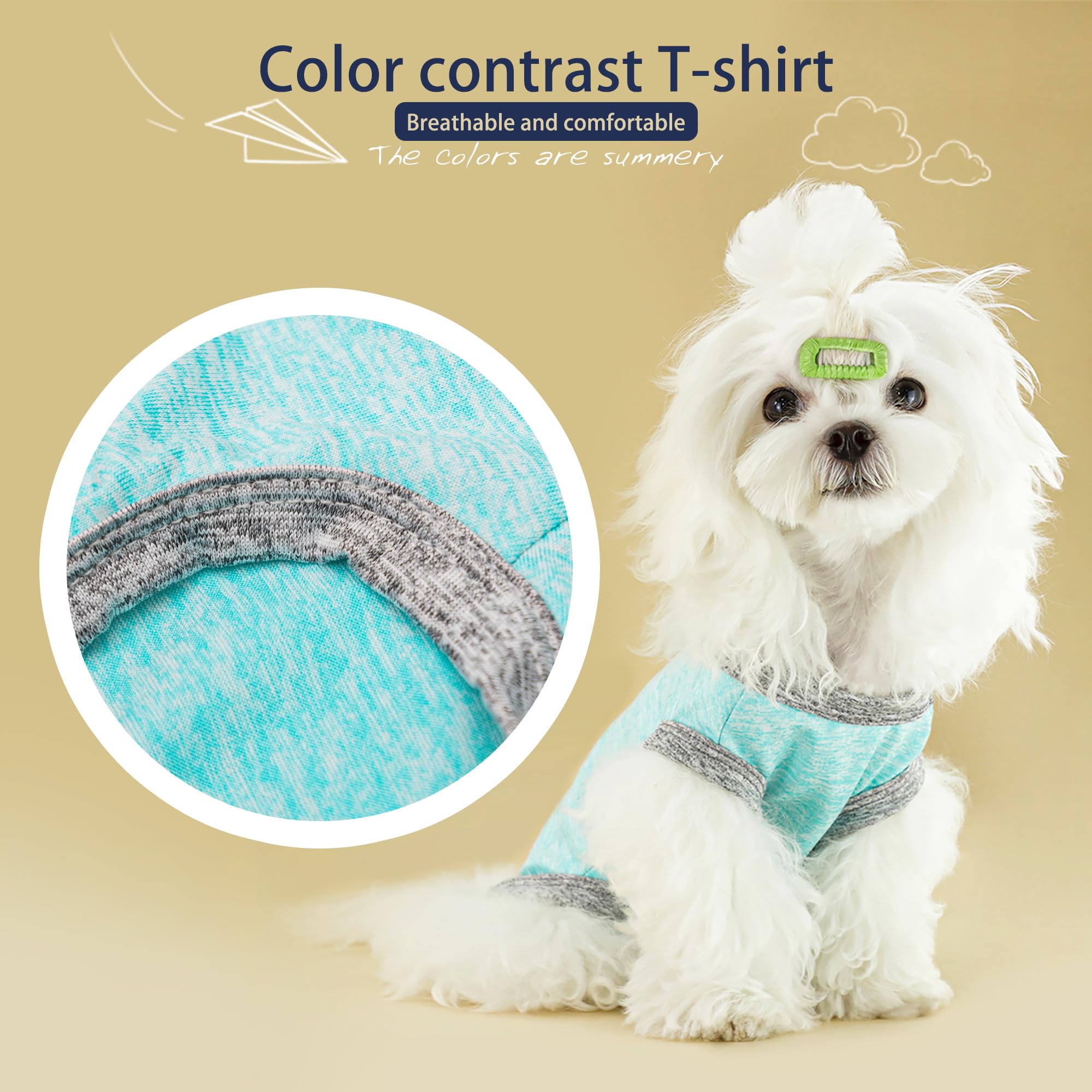 Chic Ion Polyester Dog Vest: Adorable Fashion Dog Apparel For Small, Medium, And Large Breeds, Moisture-Wicking, Soft, Anti-Stat