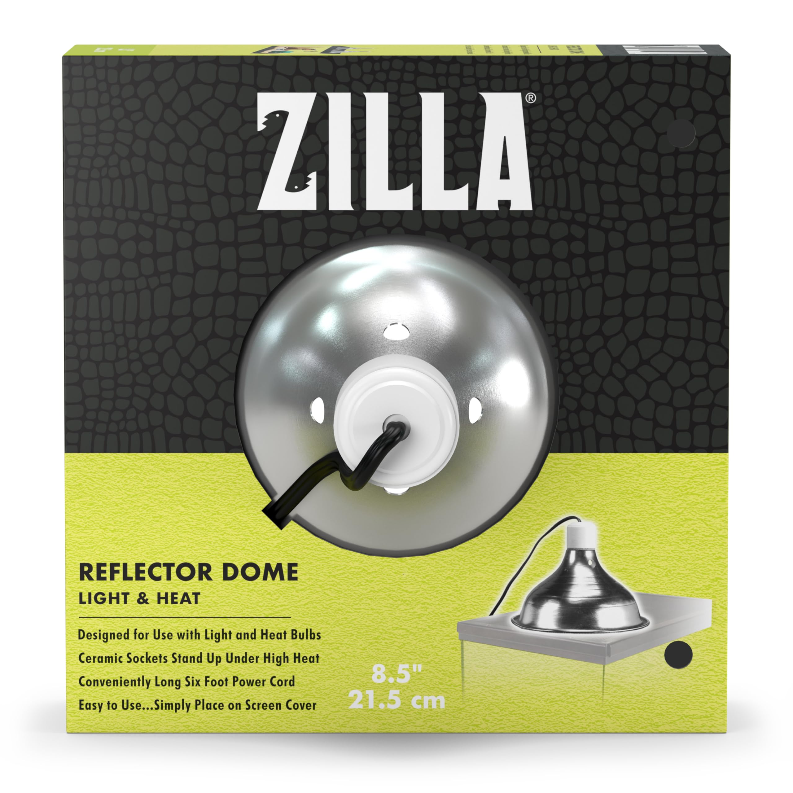 Zilla Silver Reflector Domes 8.5 Inches