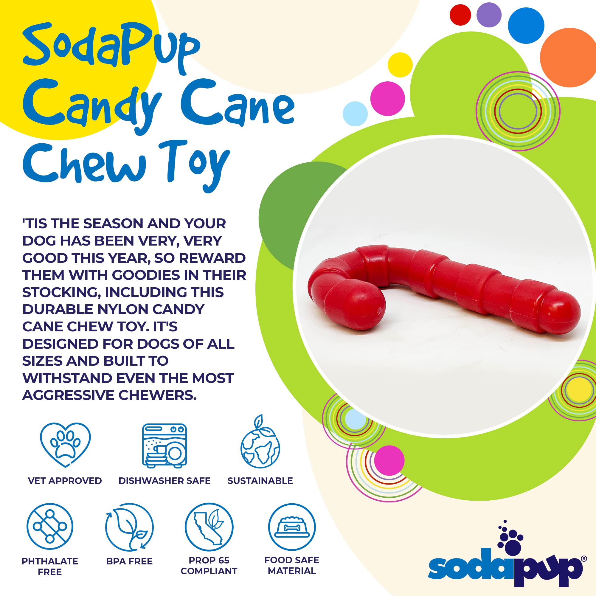 SP Candy Cane Chew Toy