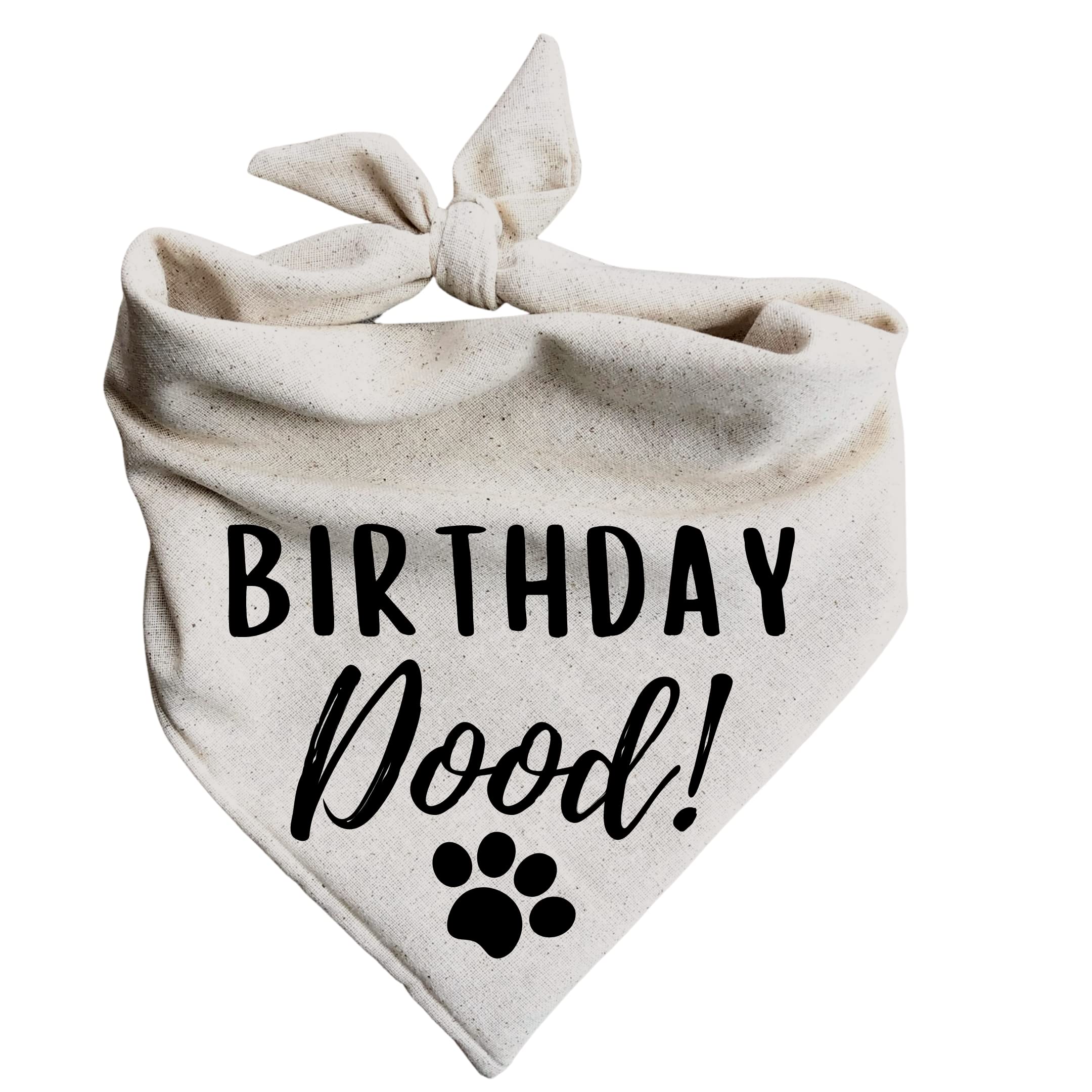 Birthday Dood Dog Bandanna Pet Bandana Celebration Party Paw-Ty (Large)