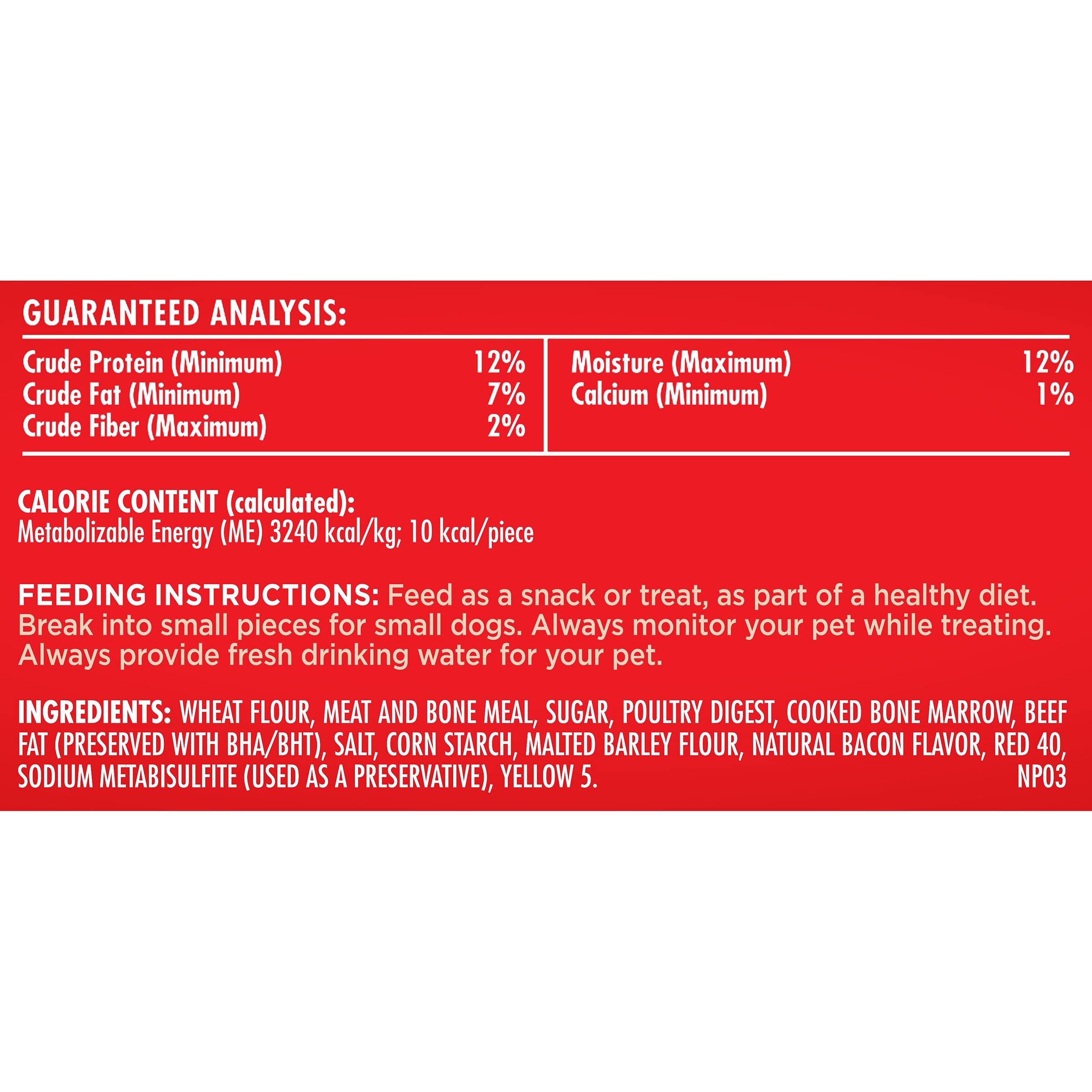 Milk-Bone MaroSnacks Bacon Flavor Small Dog Treats With Bone Marrow, 40 Ounces (Pack of 2) (Packaging Design May Vary)