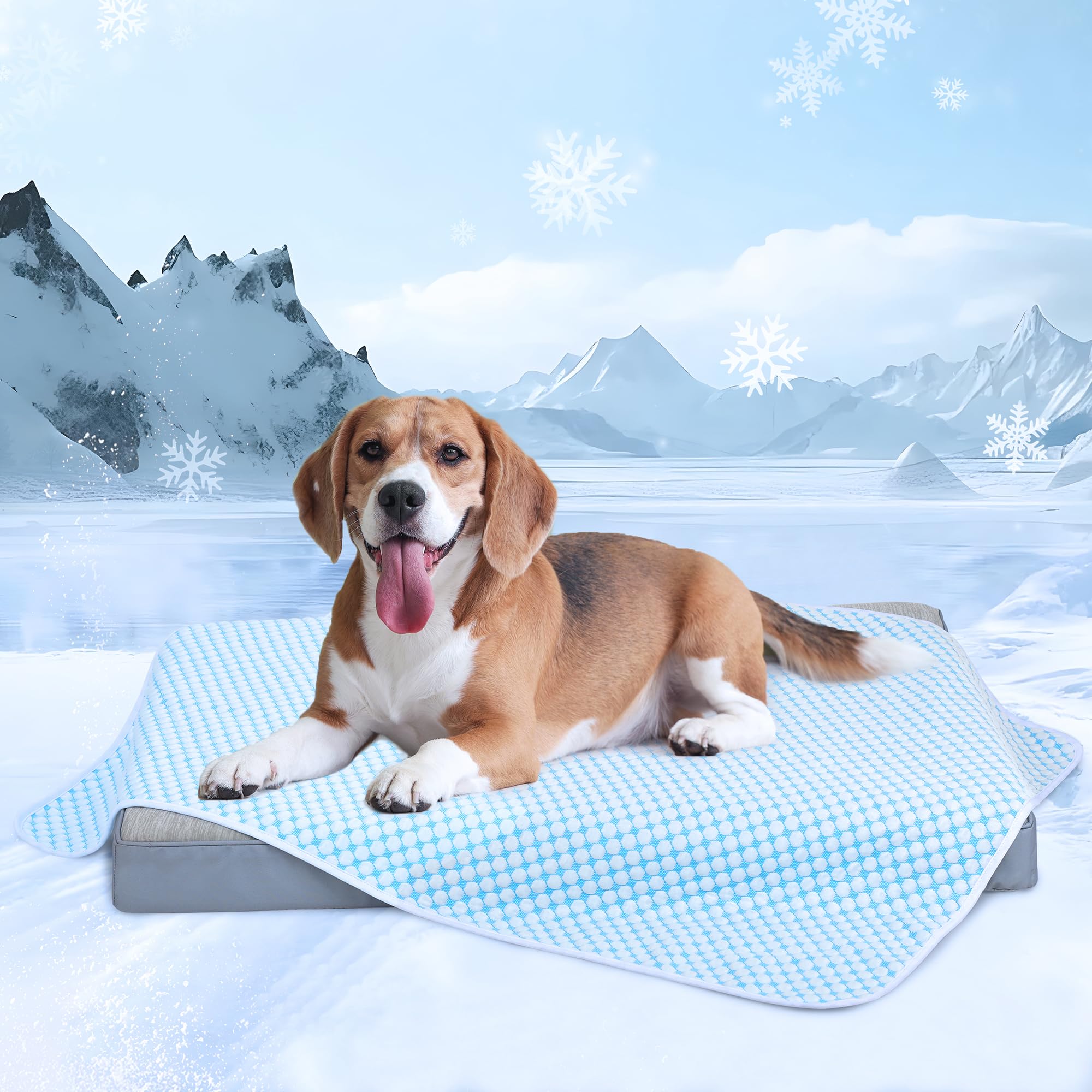 Zakapaws Chicute Cooling Dog Blanket For Sofa - 30X40 Waterproof Pet Blankets For Dog Bed Cover, Slip-Resistant Throw Blanket Fo
