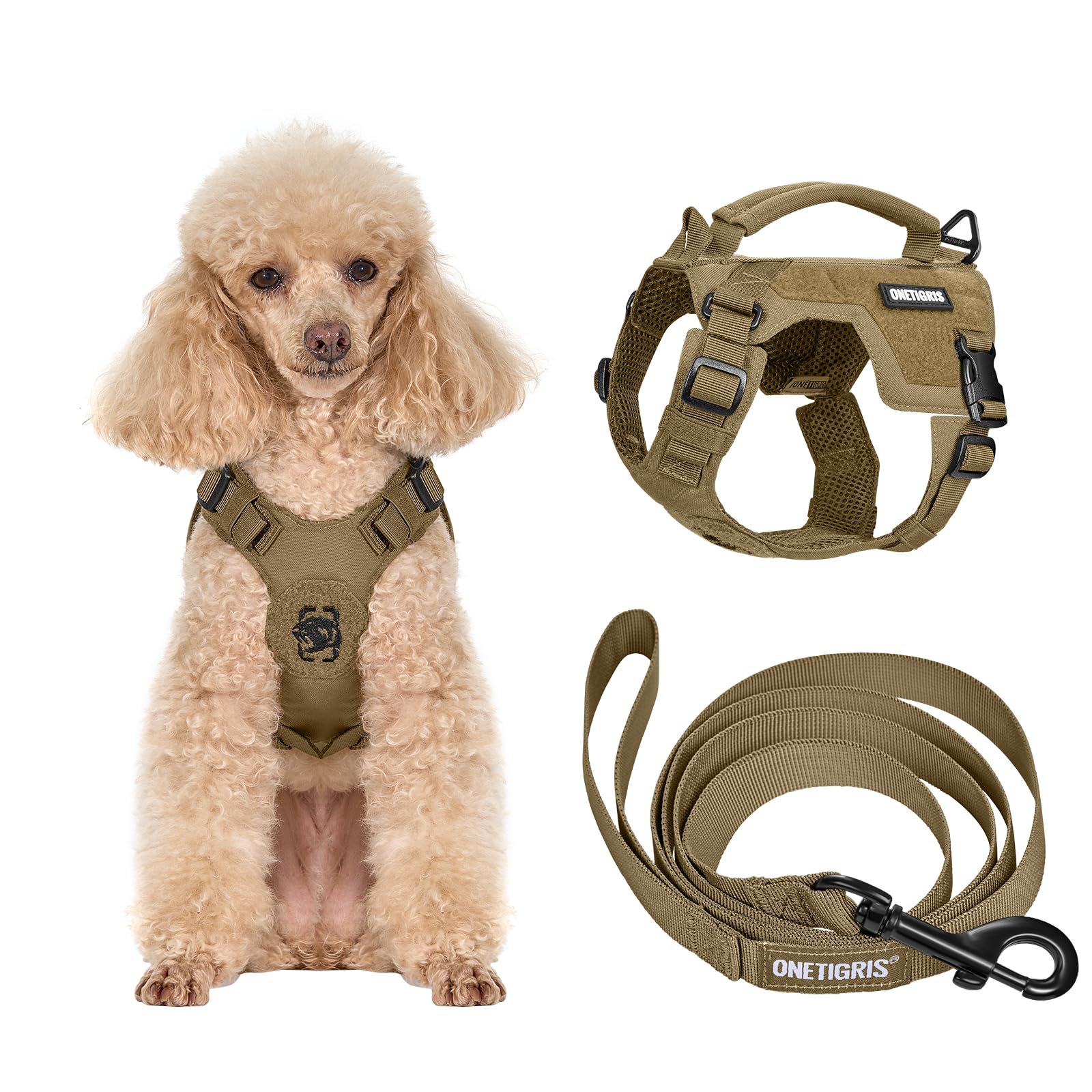 Onetigris Xxs Dog Harness For 5-15Lbs Puppies, Step-In No Pull Harness With Padded Vest For Extra-Small/Small/Medium Dogs And Ca