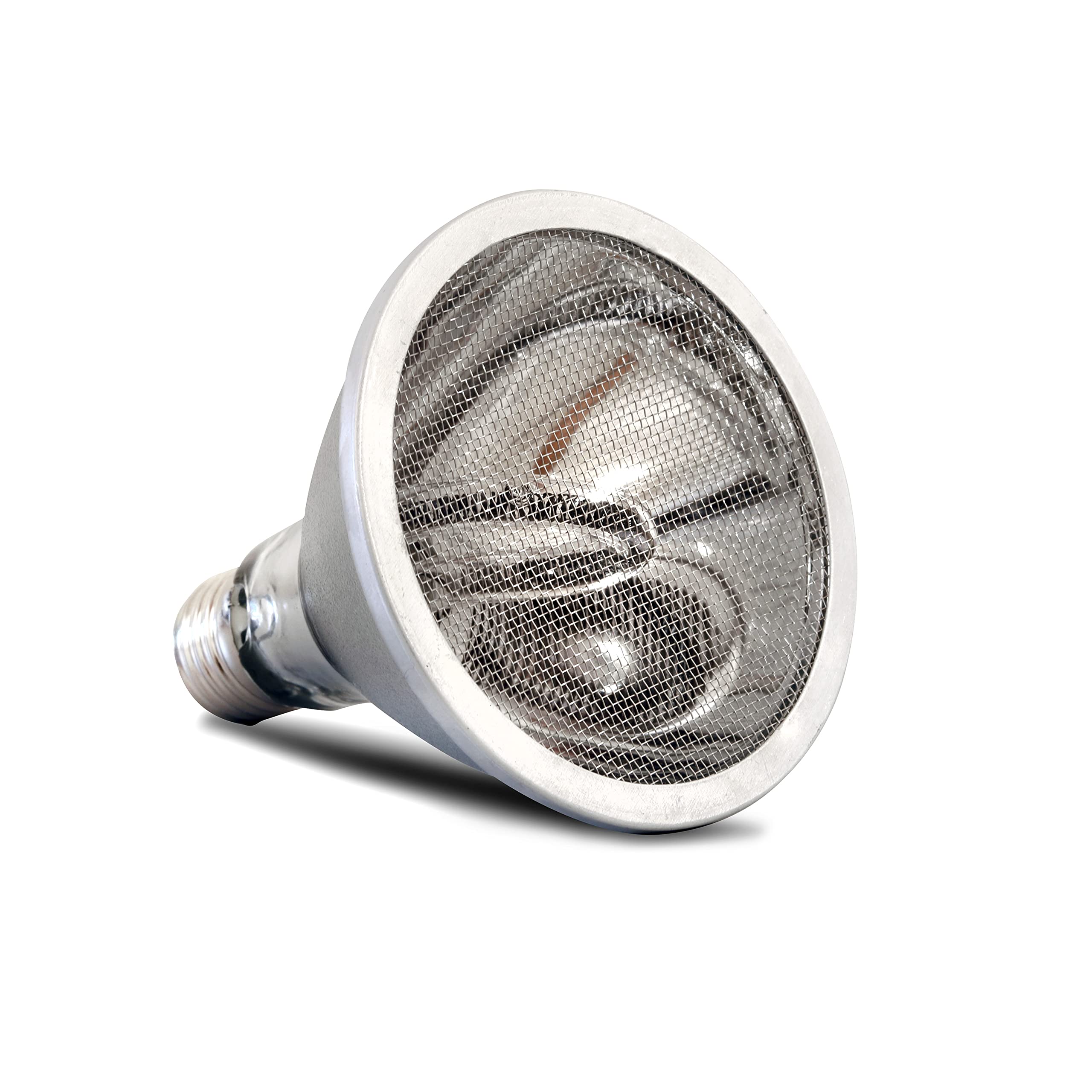 Arcadia Deep Heat Emitter 80W for Reptile Enclosures - Silver Aluminum - Model RARHP80Z