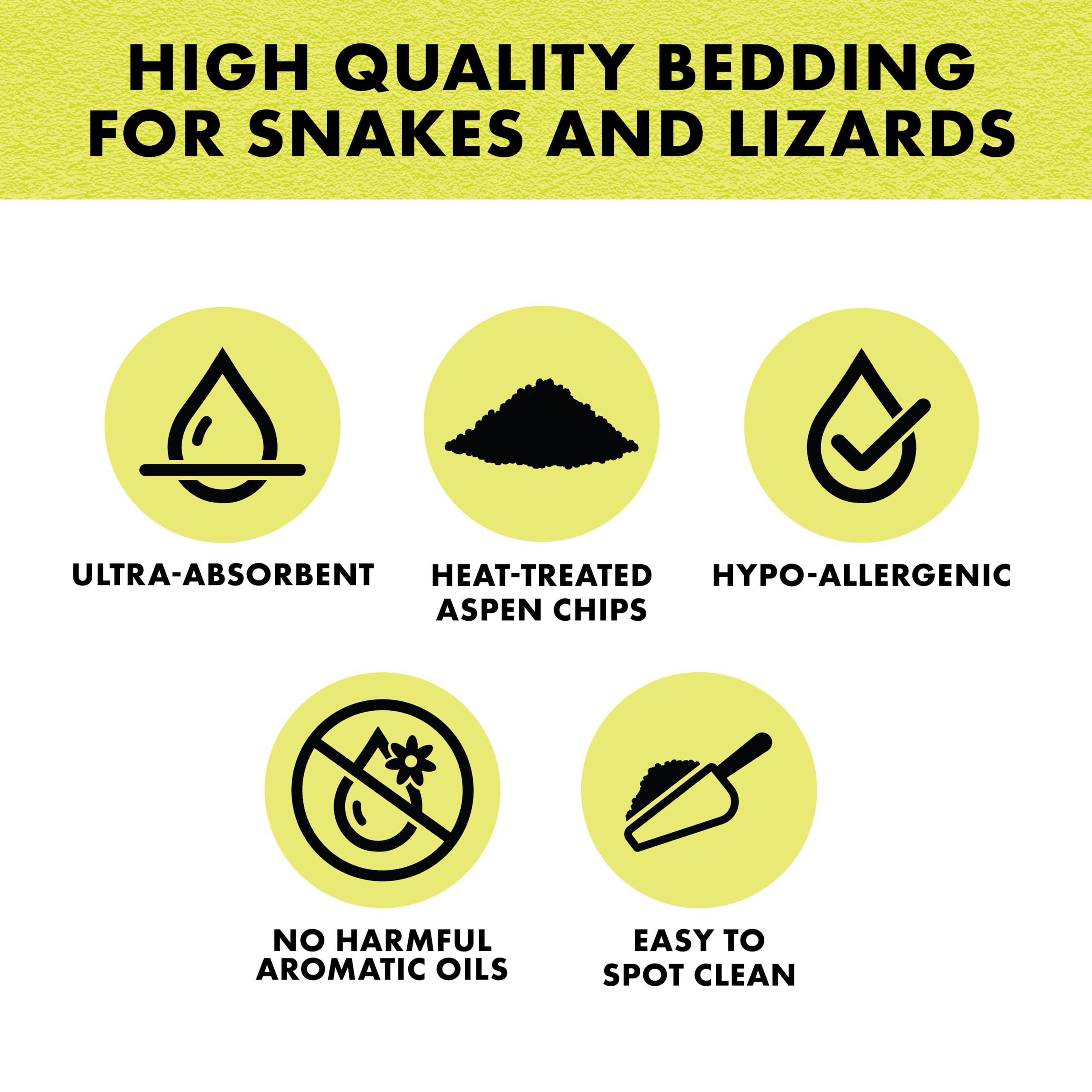 Zilla Reptile Terrarium Bedding Substrate Snake And Lizard Litter, 4 Quart