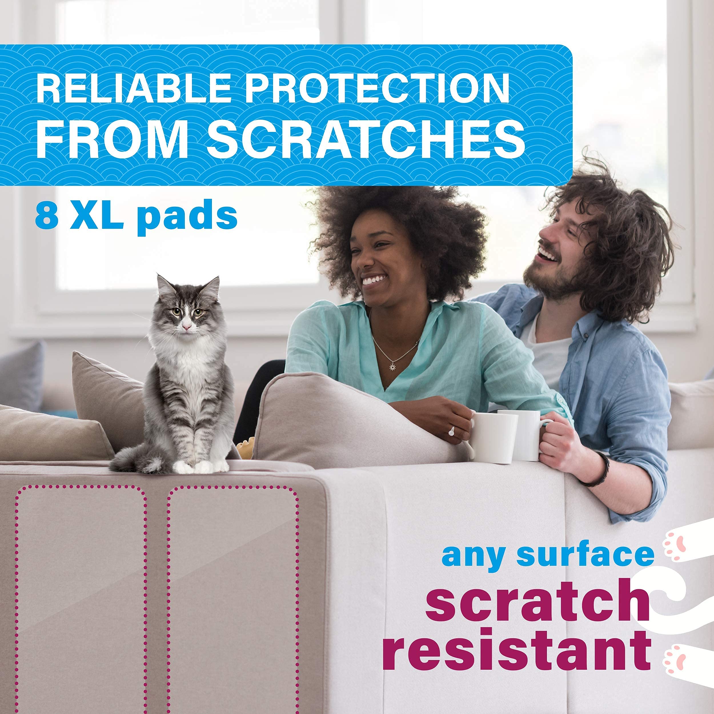 Cat Anti Scratch Furniture/Couch Protector From Cats Scratching - Couch Scratch Protector - Cat Training Tape - Scratch Guard