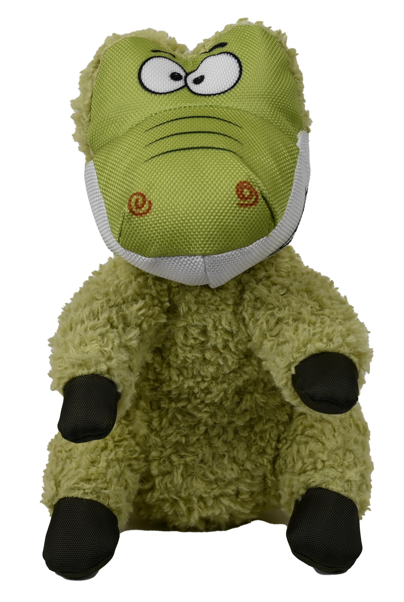 Pawpaya Croco Craze Plush Dog Toy (Medium), Soft Squeaky Dog Toy For Puppies & Adult Dogs, Interactive Plush Chew Toy, Durable S