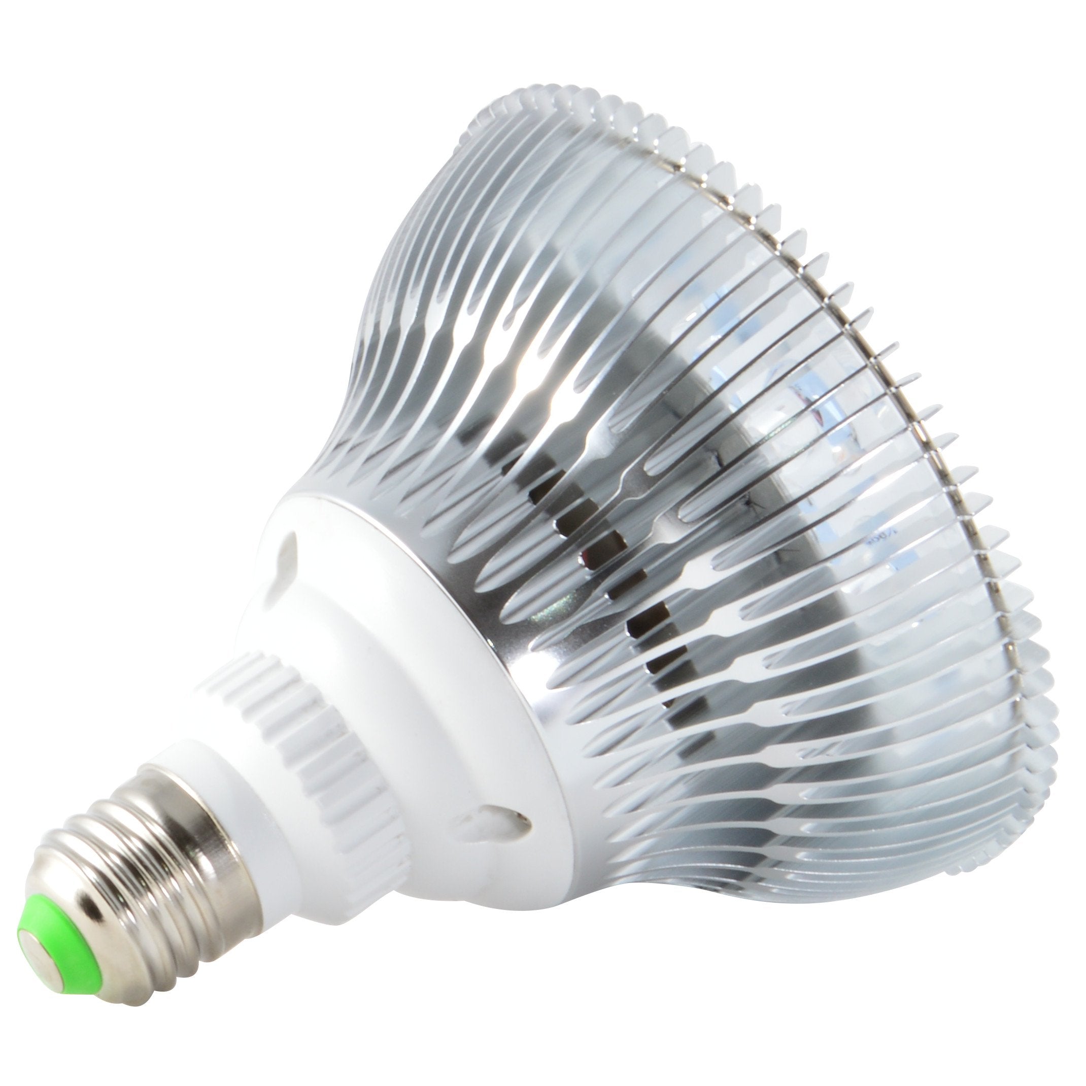 ABI LED Aquarium Light Bulb, 12W, Glass, Royal Blue & White, Model GR-PAR38-12W-BW, for Freshwater & Saltwater Aquariums