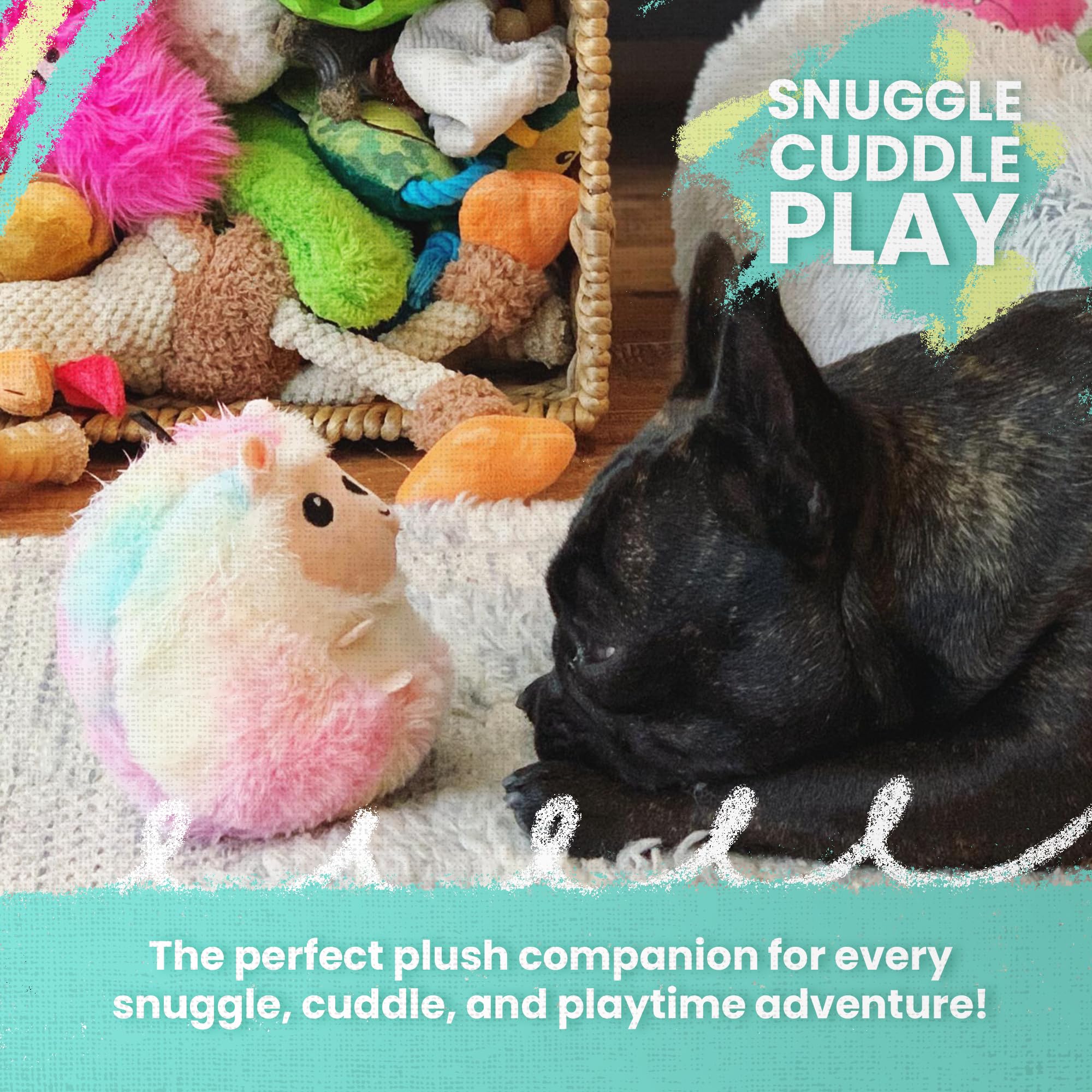 Snugarooz Baby Sunny Small Gnome Plush Toy – Gentle And Sturdy Squeaky Dog Toy For Small Breeds - Ideal For Biting And Fun Play - Eco Friendly