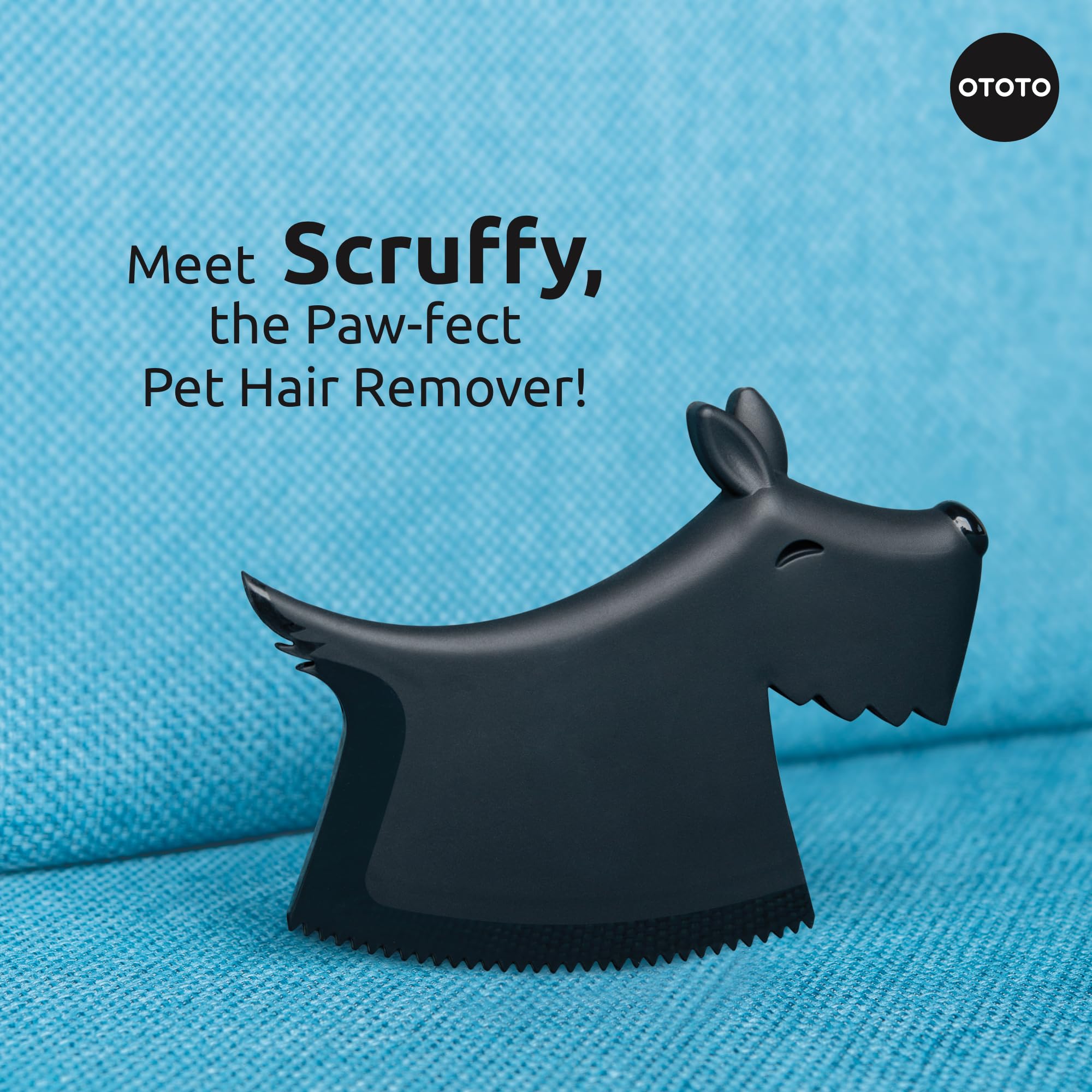 NEW Scruffy Pet Hair Remover by OTOTO - Gifts for Dog Lovers, Dog Accessories, Pet Hair Removal Tool, Dog Hair Remover, Dog Esse