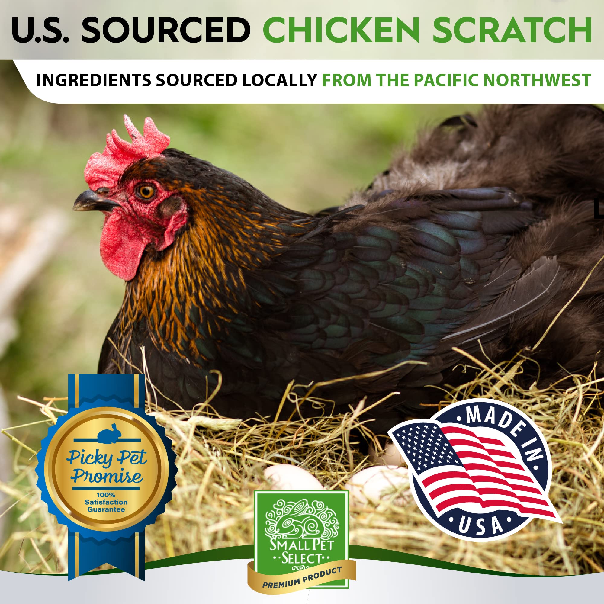 Small Pet Select Sustainable Chicken Scratch, 20lb
