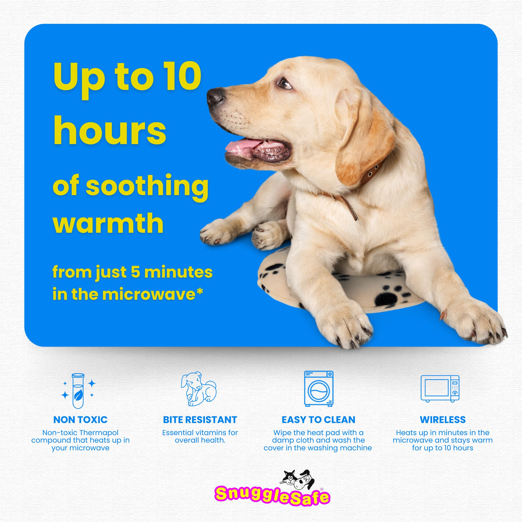 Snuggle Safe Pet Bed Microwave Heating Pad