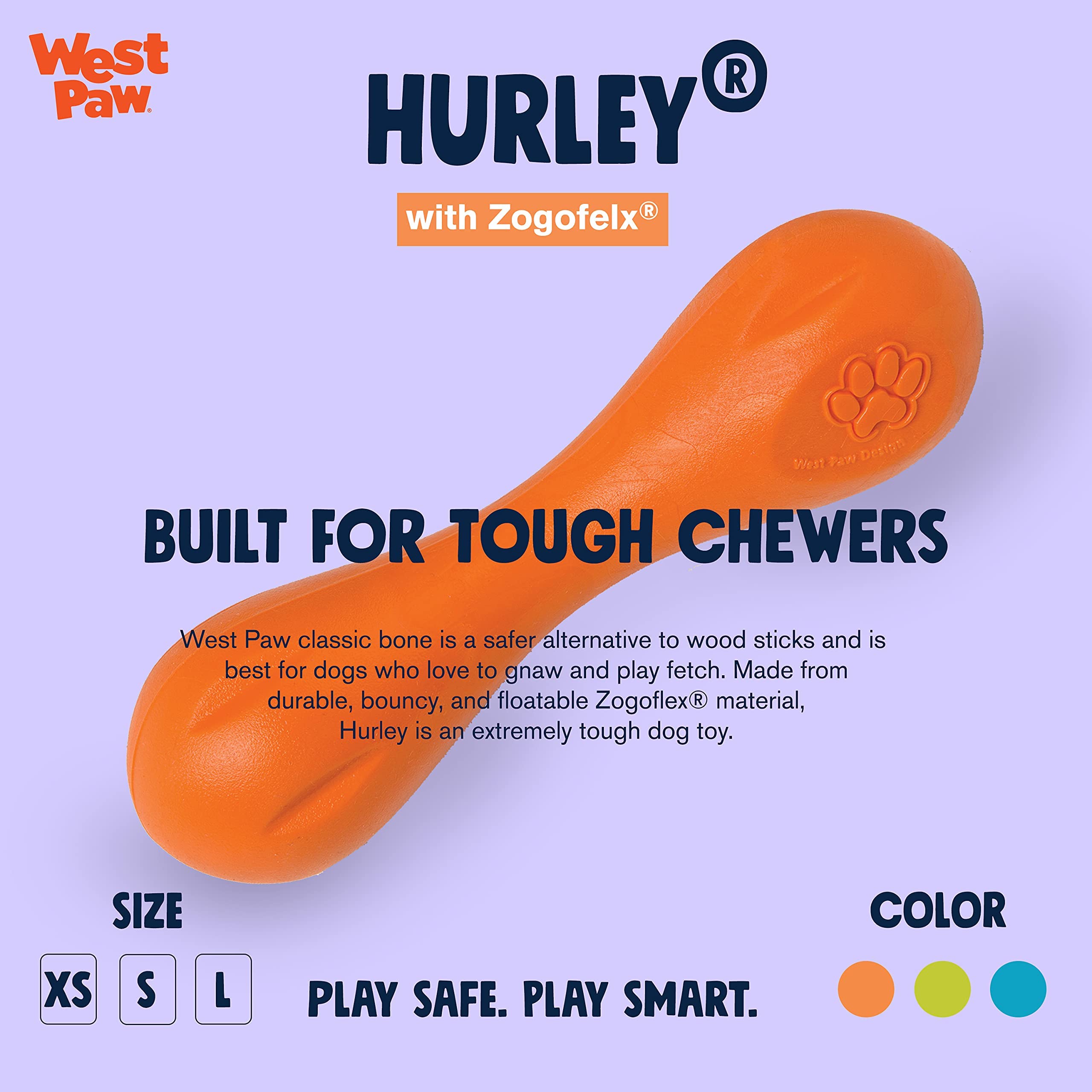 HURLEY TOY LRG ORNG8.25 (Pack of 1)