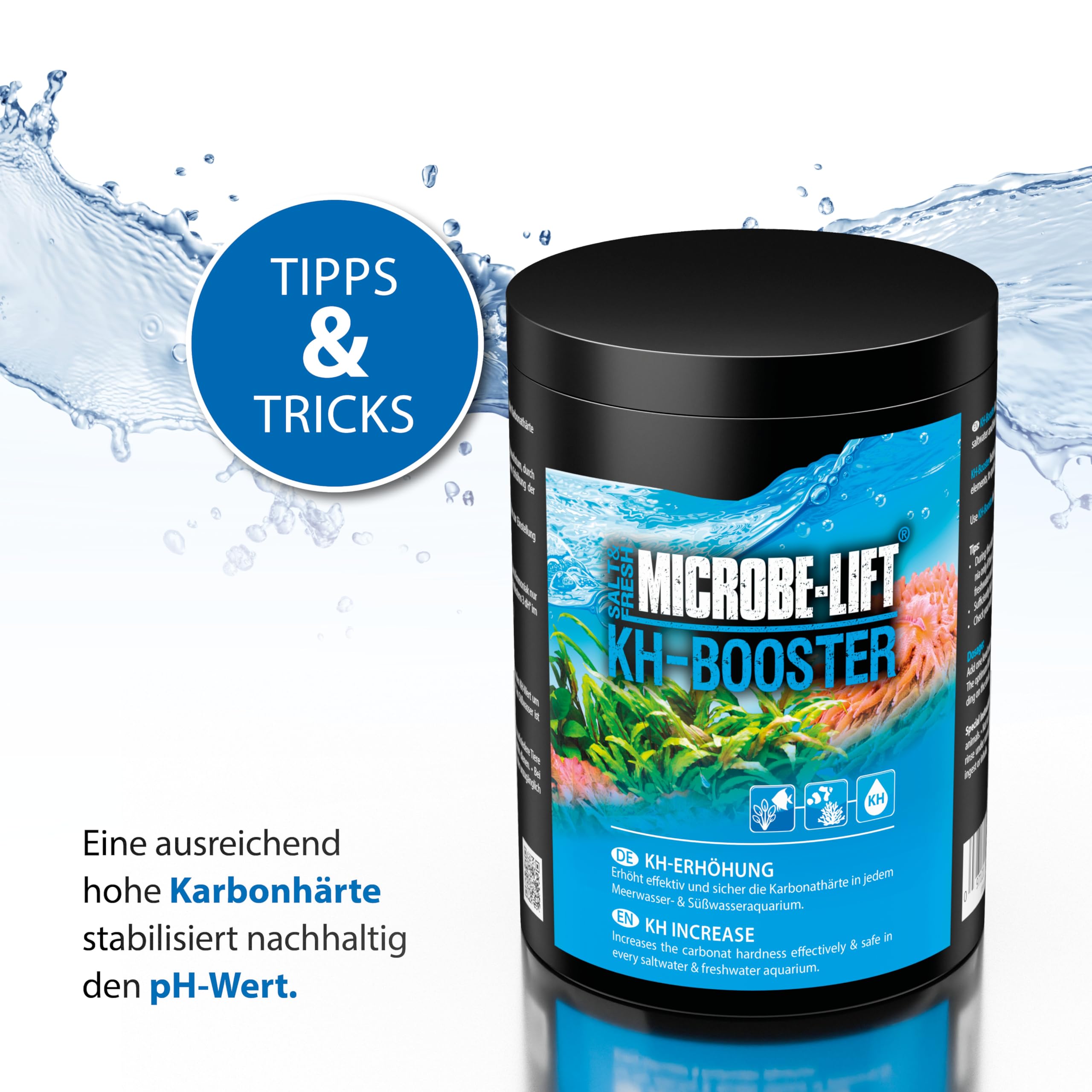 Microbe-Lift KH Bio-Active Booster (Carbonate Alkalinity) - 35 oz. (1,000 gr), (CABLG)