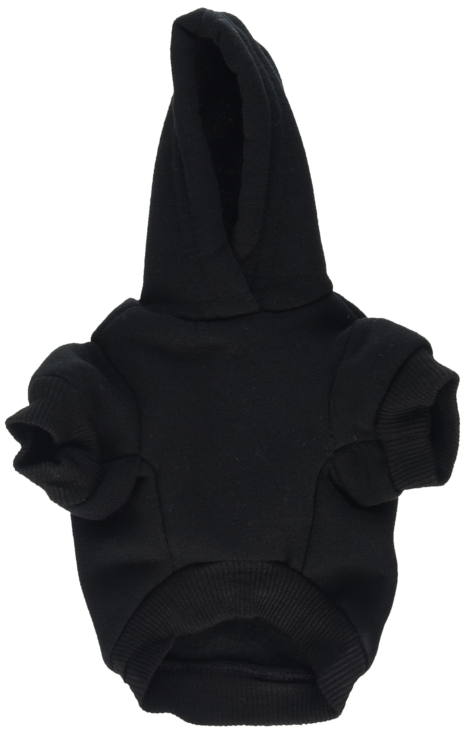 Pet, Dog & Cat Hoodie Rhinestone, "Ciao Baby" Black LG (10-14 lbs.)