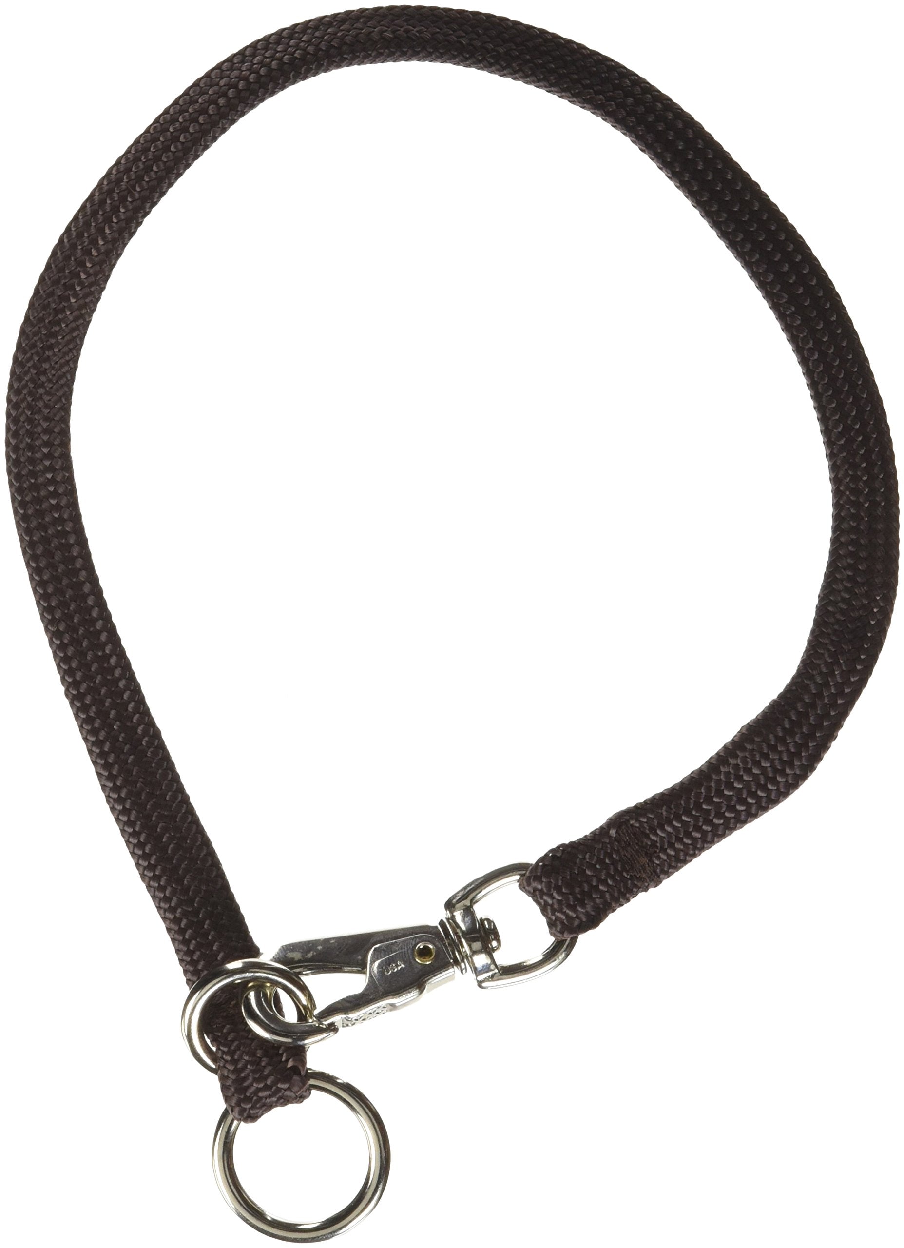 Resco Usa-Made Nylon Snap Choke Collar 18', Brown
