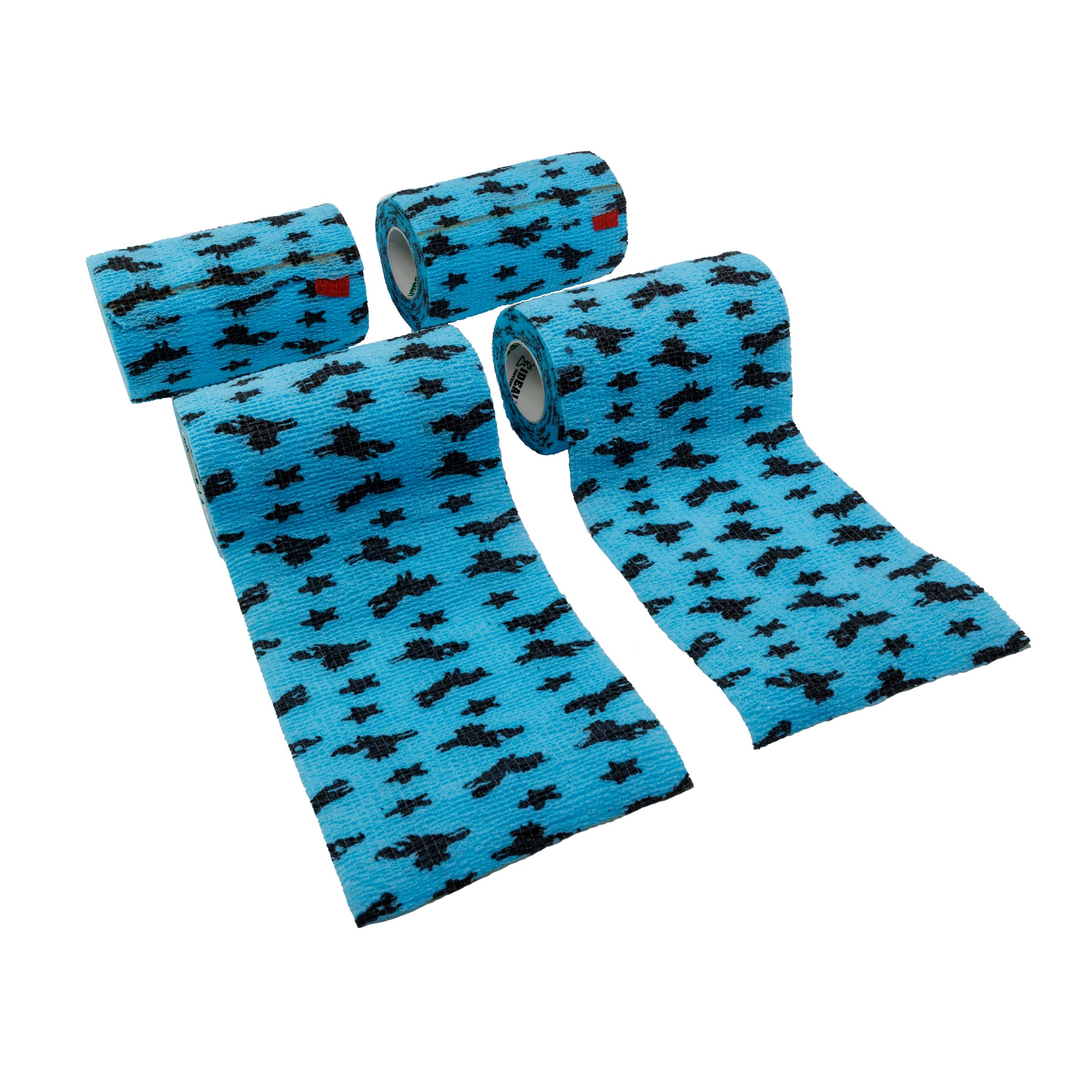 SyrFlex Cohesive Bandage 4    Light Blue Unicorn 4pk
