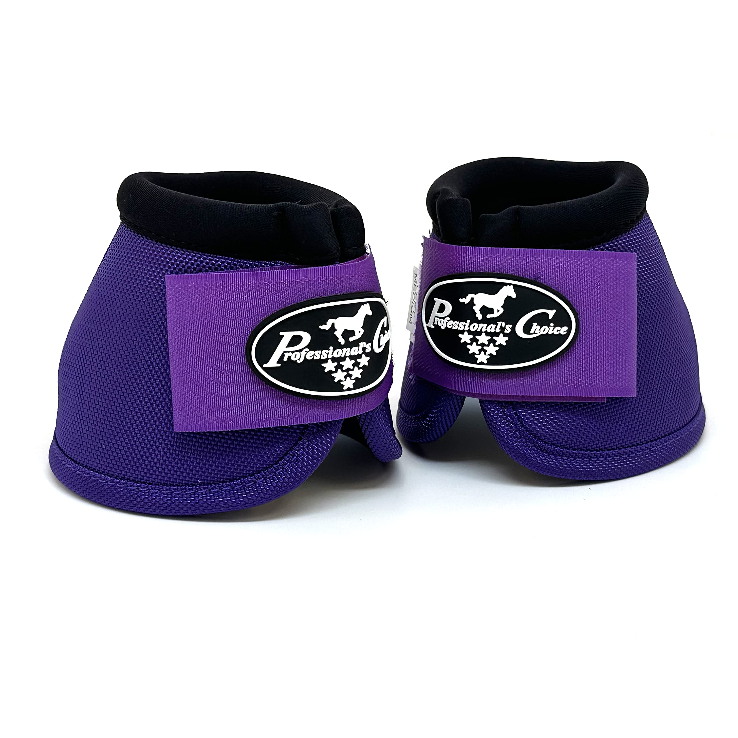 Professionals Choice Equine Ballistic Overreach Bell Boot Pair Purple Med
