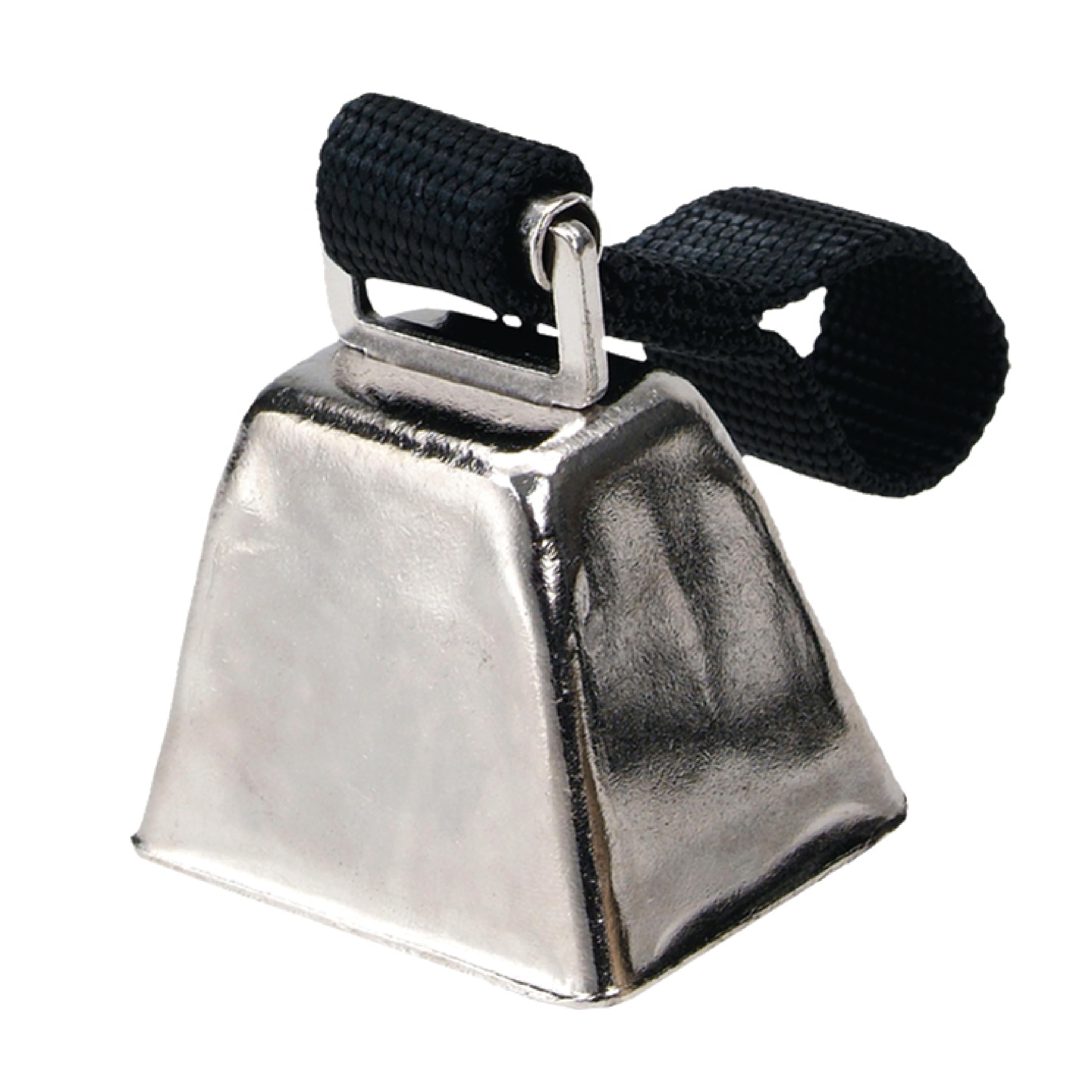 Water & Woods Nickel Cow Bell for Dogs by Coastal Pet - Durable Noise Maker - Easy Attachment - Nickel-Plated Material with Nylo