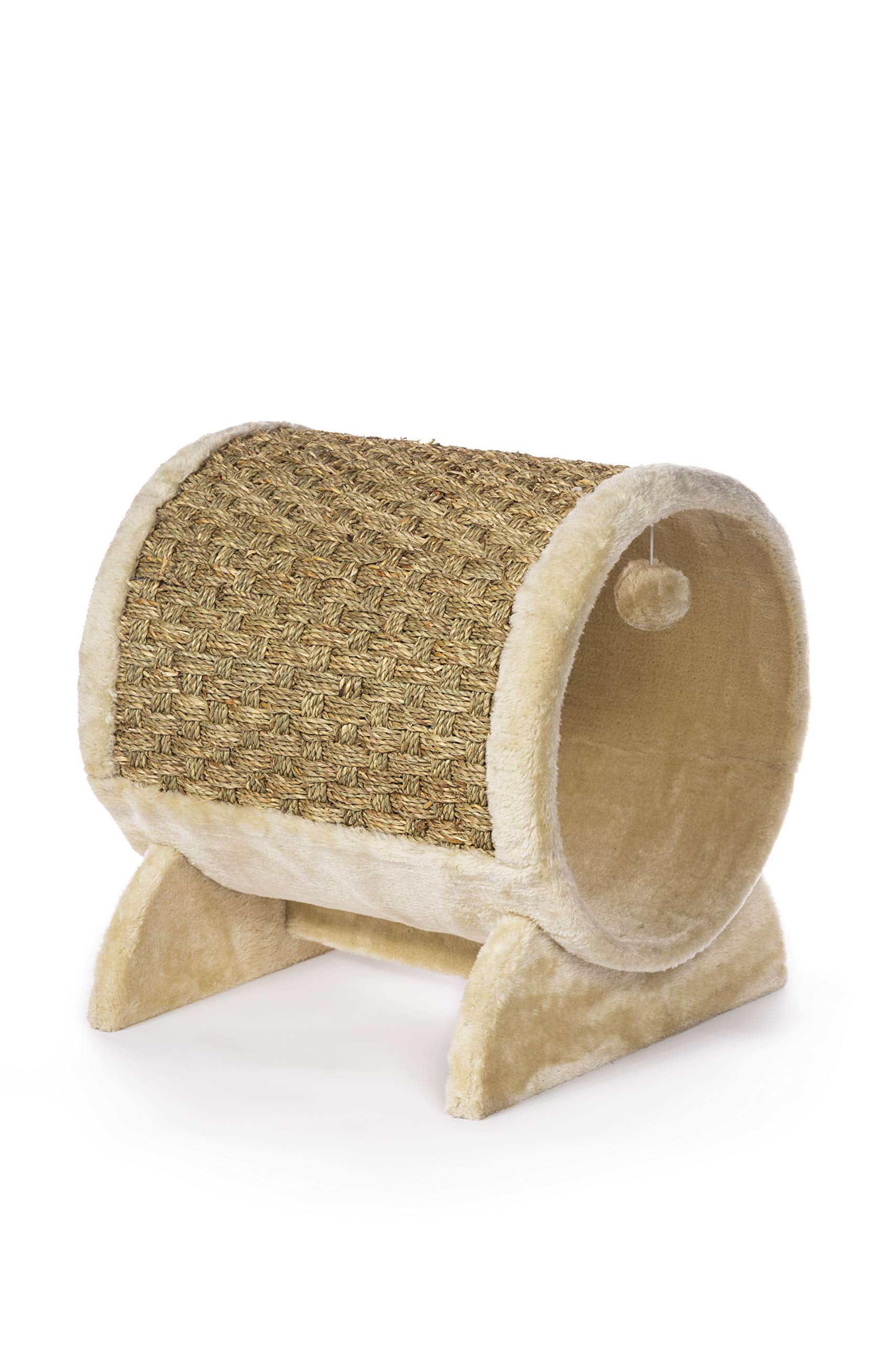 Prevue Pet Products Kitty Power Paws Plush Cozy Tunnel 7383 - Beige
