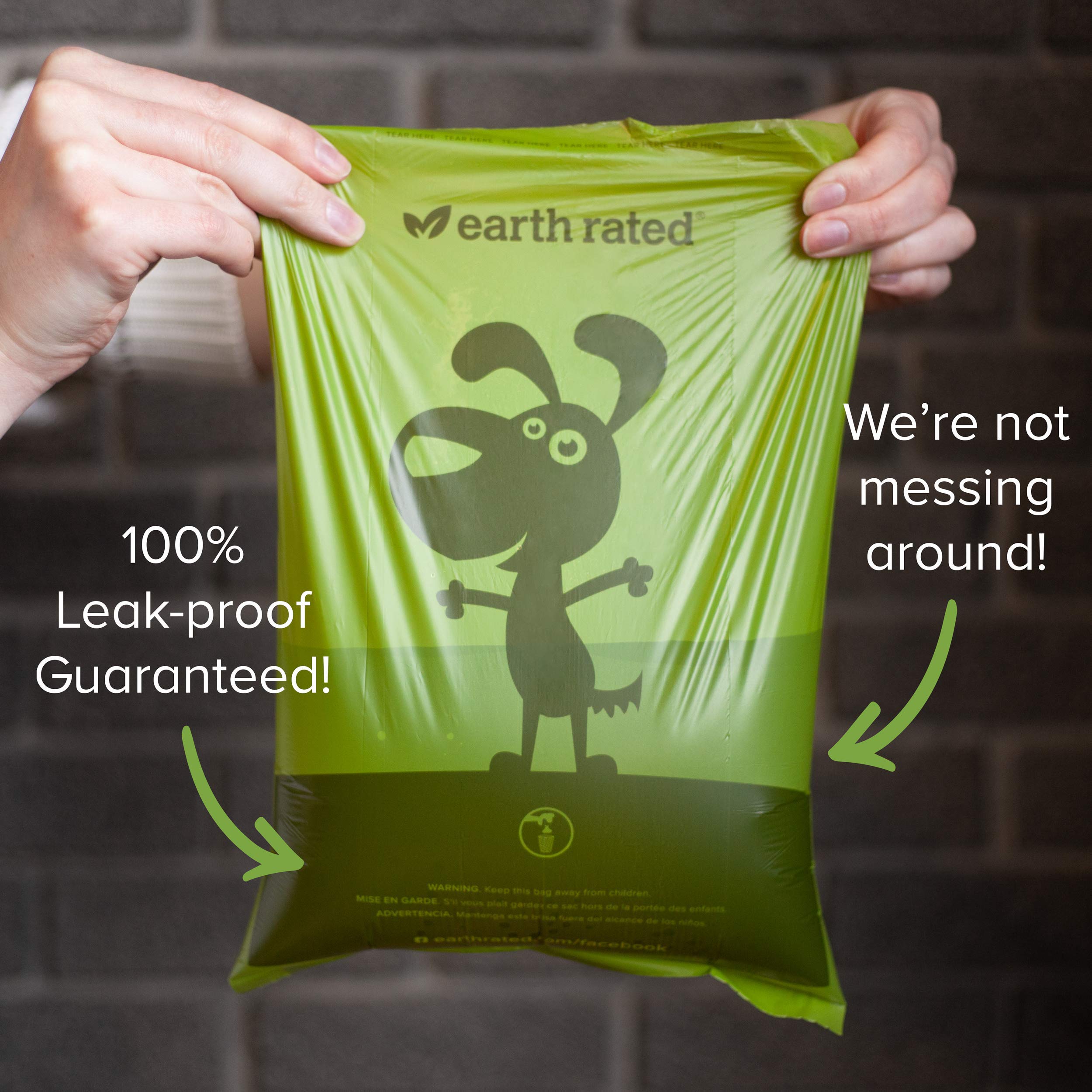 Earth Rated Dog Poop Bags, Thick Grab And Go Bulk Single Roll, Ideal For Backyard Pickups, Lavender Scented, 600 Bags