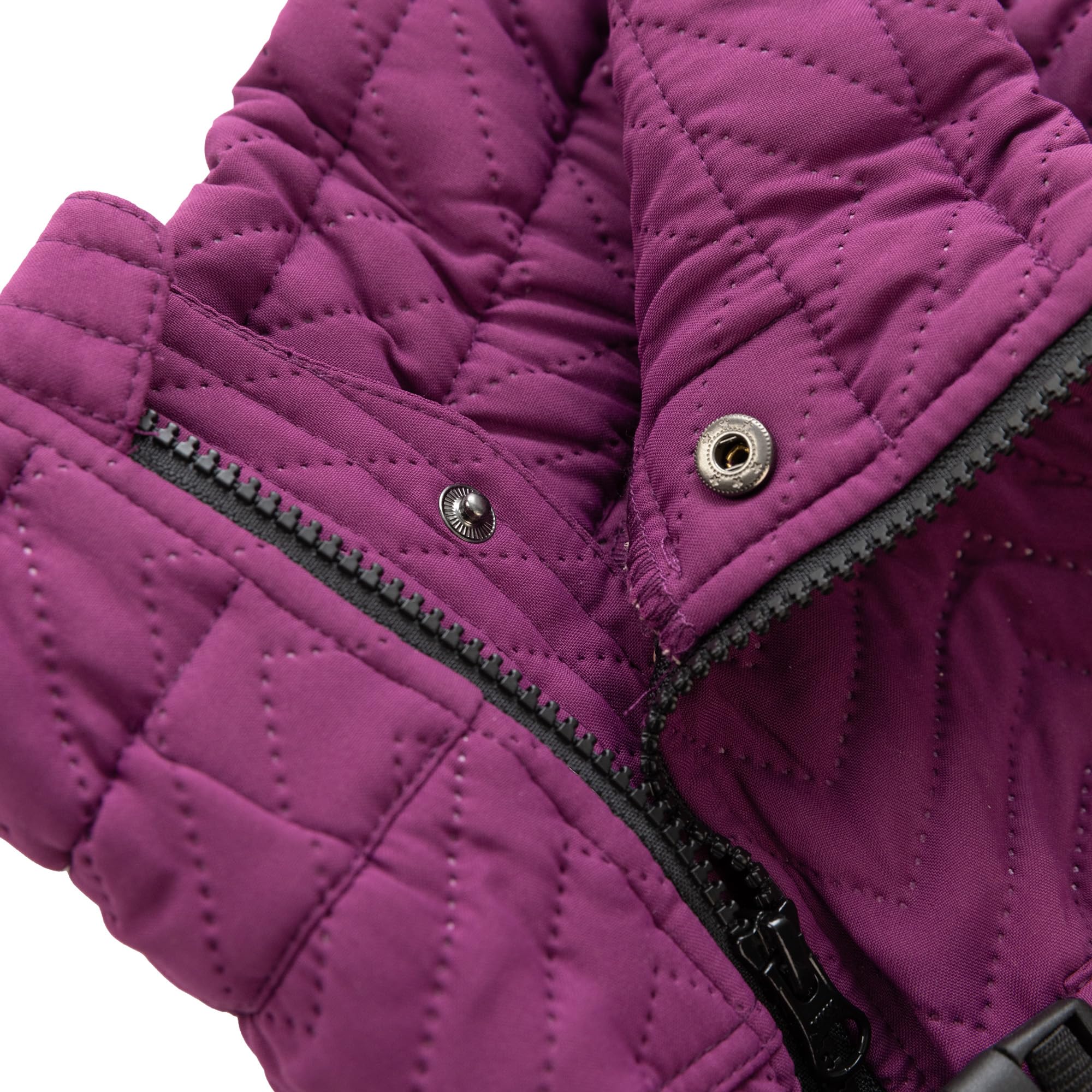 Lovelonglong Warm Dog Coat Double Layers Dog Vest, 4 Legs Covered Windproof Waterproof Reflective Warm Dog Vest Outdoor Skating