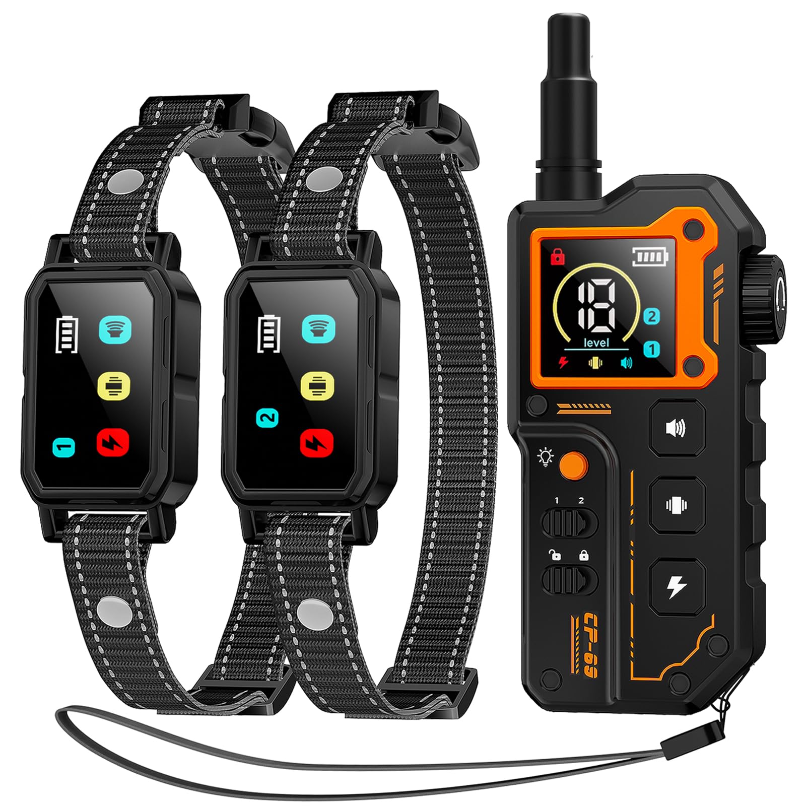 Ai Dog Shock Collar 2 Dogs (10-120Lbs) - 3300Ft Dog Training Collar With Remote, Ipx7 Waterproof Collar With Beep, Vibration, Sa