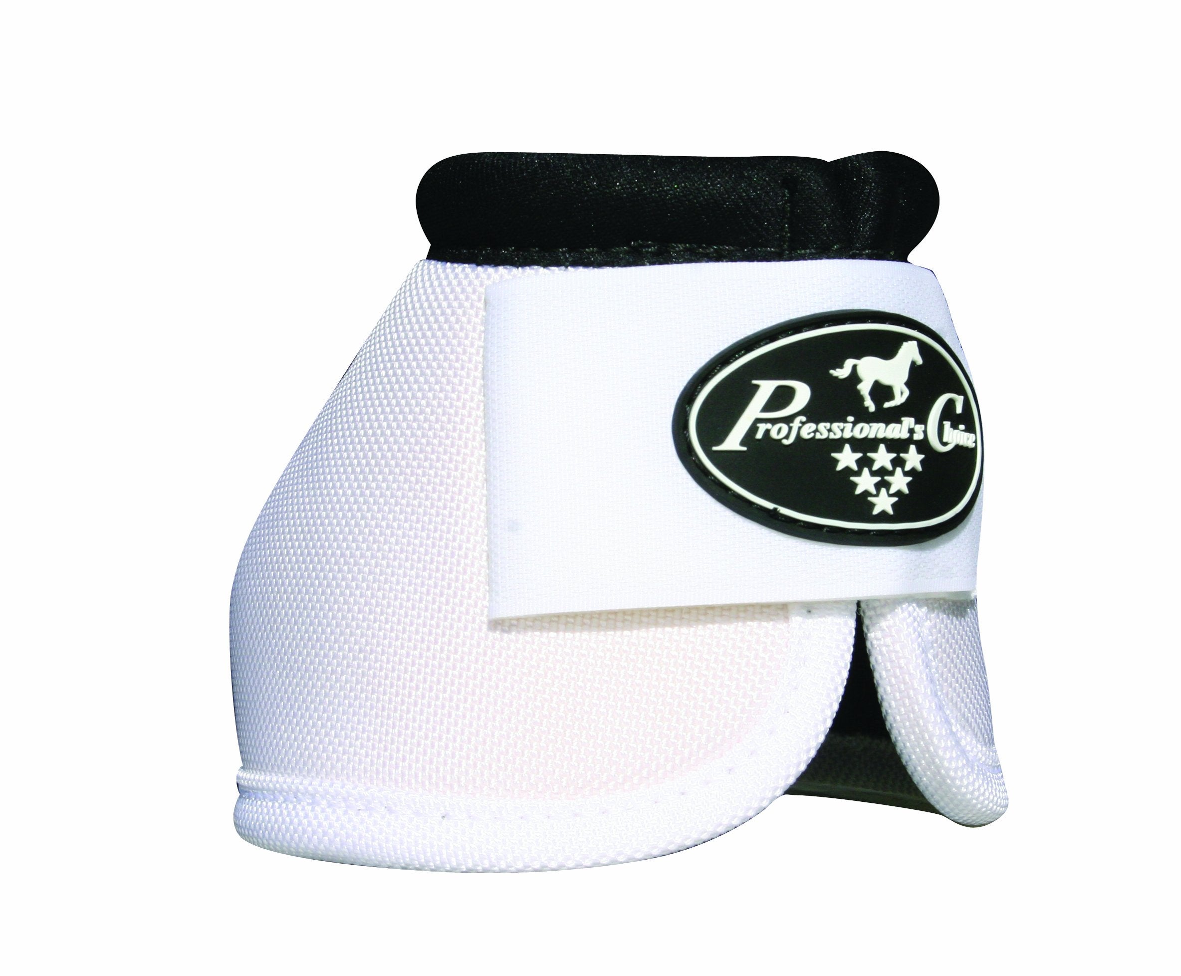 Professional'S Choice Ballistic Overreach Bell Boots For Horses | Superb Protection, Durability & Comfort | Quick Wrap Hook & Loop | Sold In Pairs | Medium White