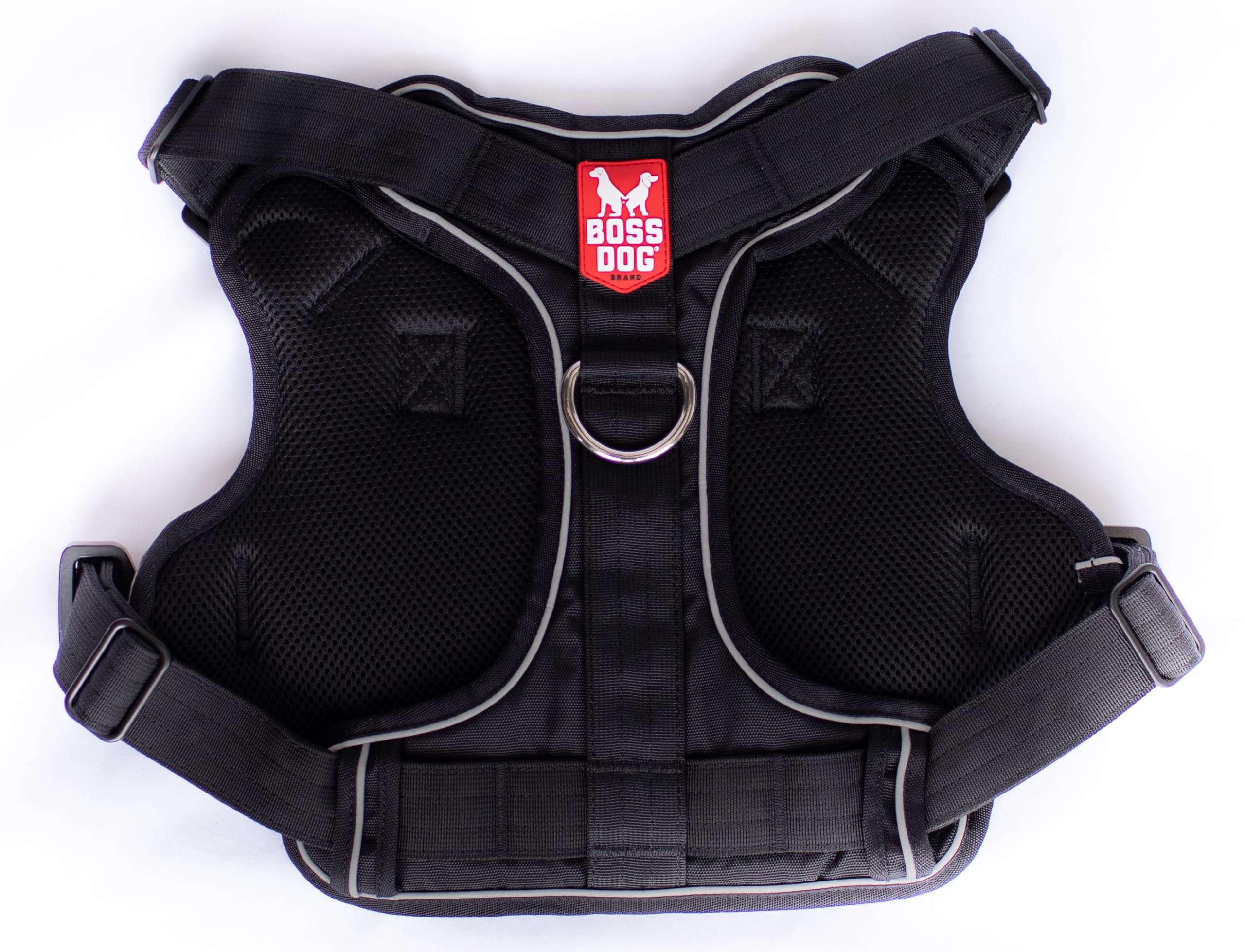 Boss Dog Tactical Harness, Black, Small