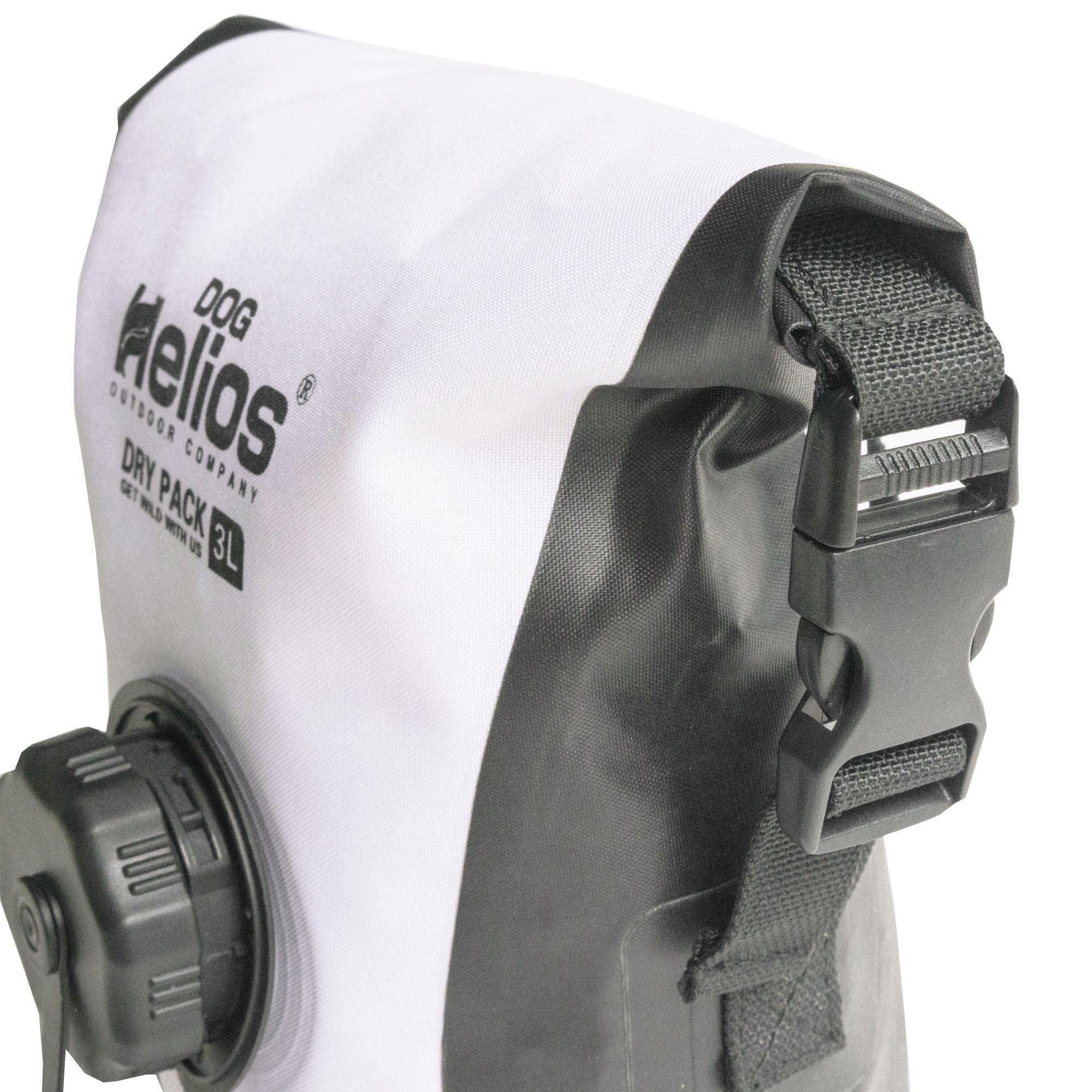 DOG HELIOS Grazer' Waterproof Outdoor Travel Dry Food Dispenser Bag, 3L, Yellow